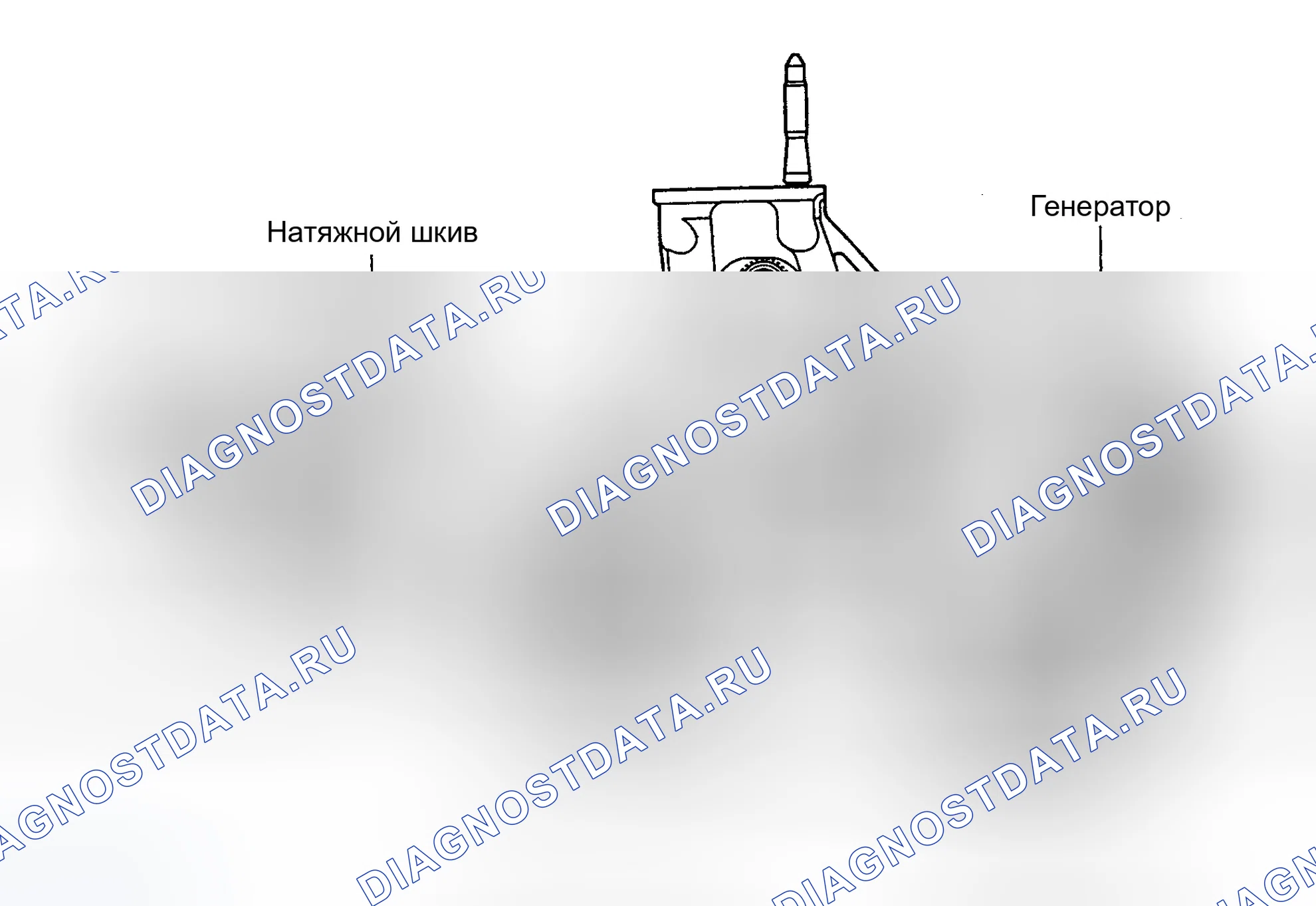 Рис. 13: ПРОКЛАДКА ПРИВОДНОГО РЕМНЯ (XG300). Hyundai Elantra III