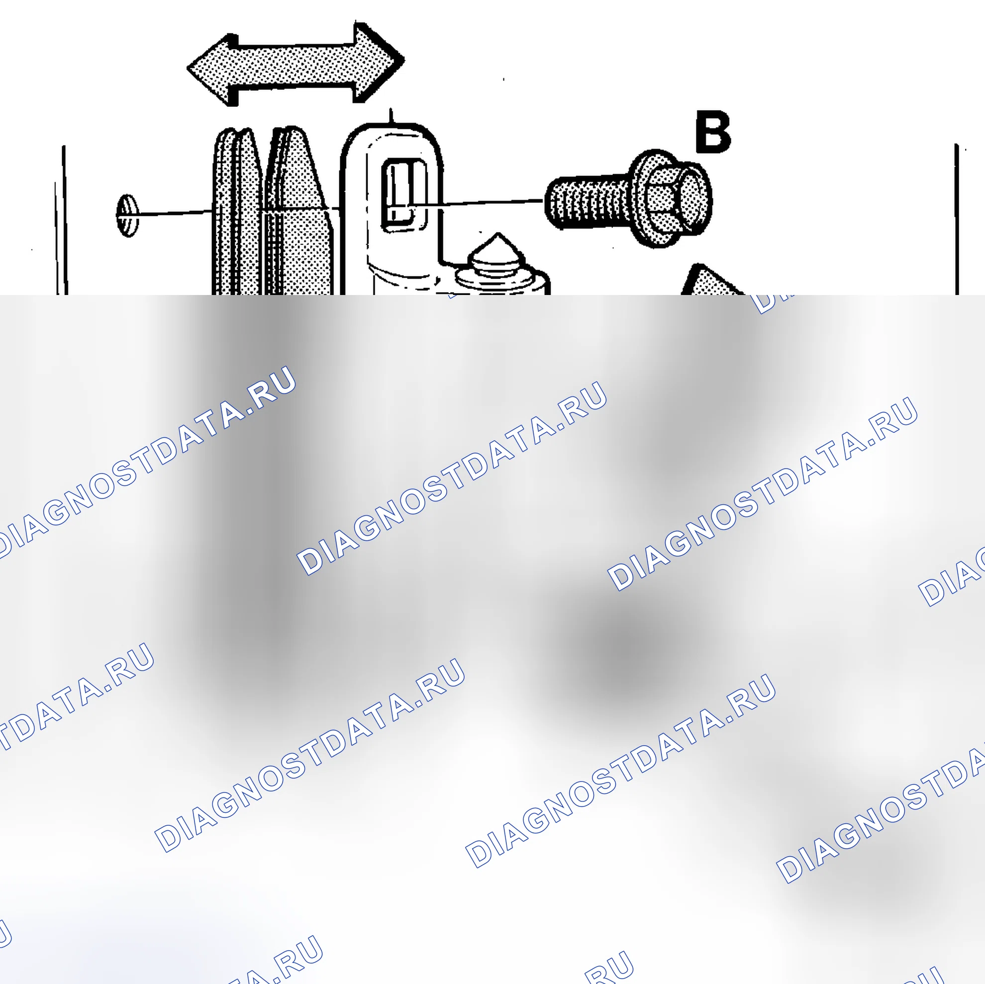 Рис. 573: Регулировка дверей. Volvo V70 II