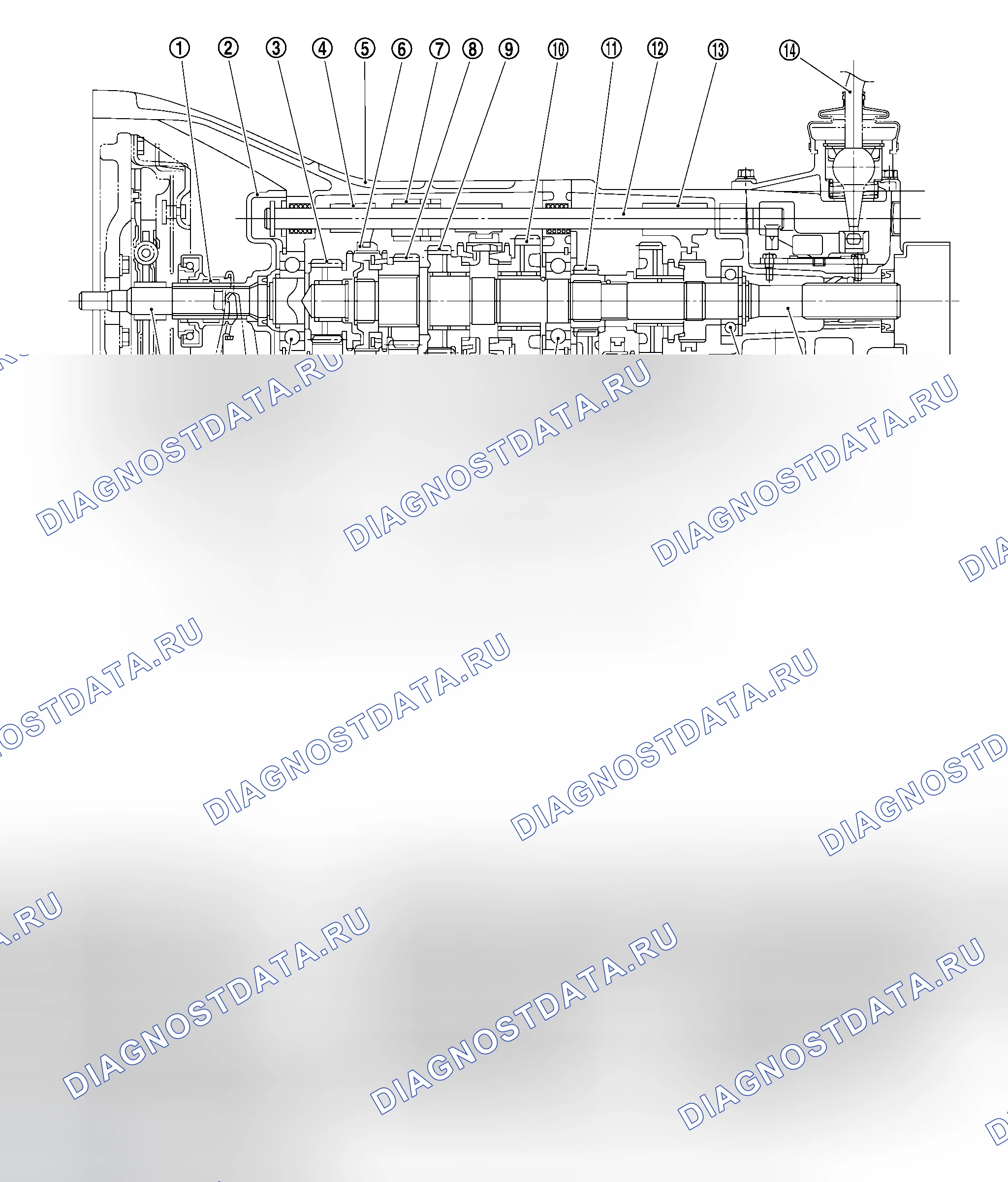 Рис. 4: ПОПЕРЕЧНОЕ СЕЧЕНИЕ. Honda Odyssey I