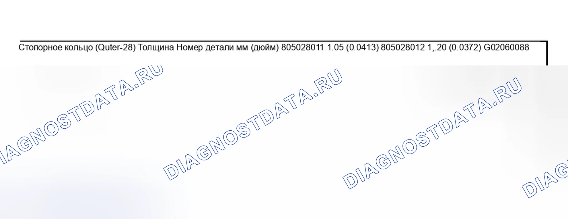 Рис. 173: График регулировки стопорного кольца (внешнее 28). Subaru Impreza GD/GC/GG