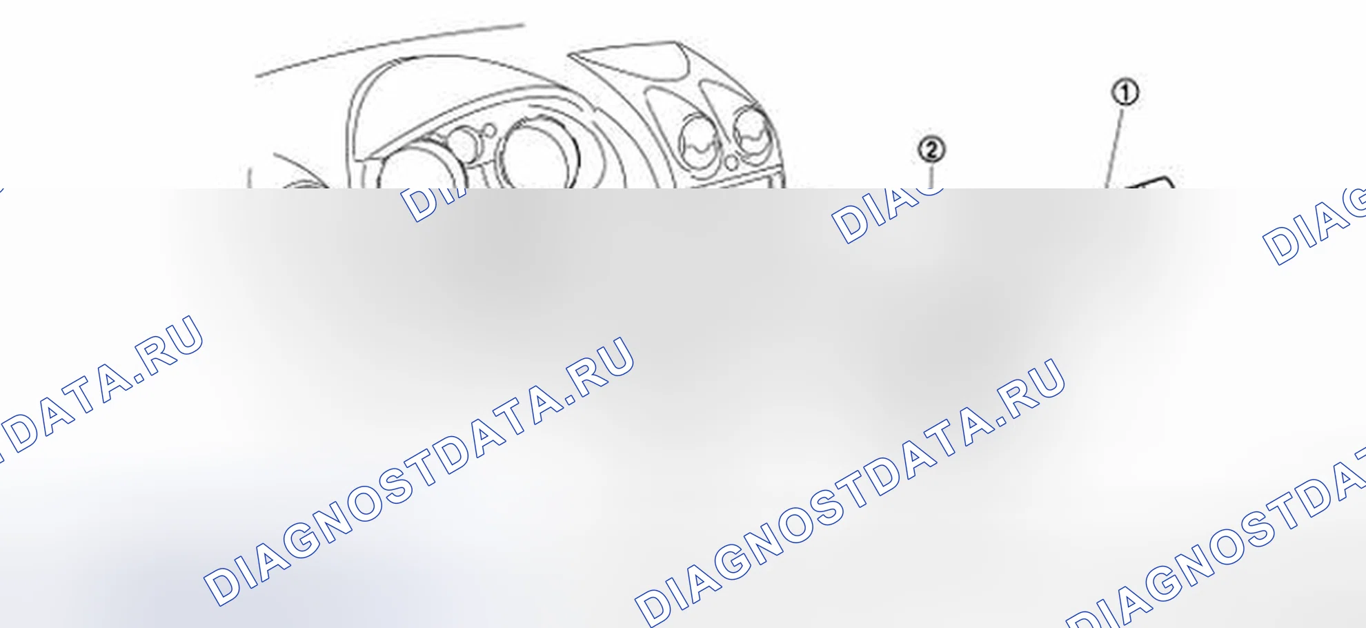 Рис. 23: Разнесенный вид комбинированного переключателя. Honda Shuttle I