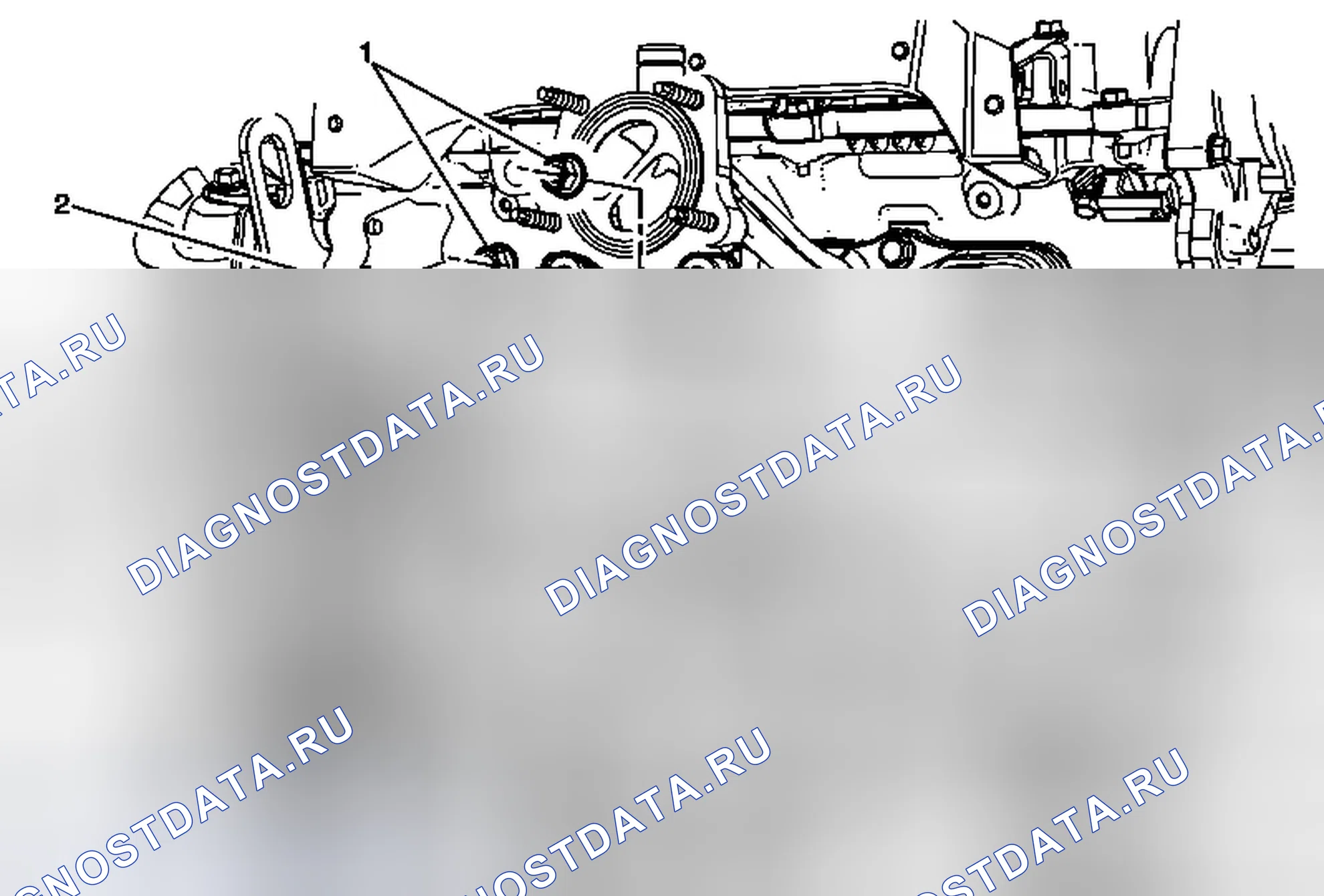 Рис. 2: Замена распорки выпускного коллектора. Chevrolet Malibu VIII рестайлинг