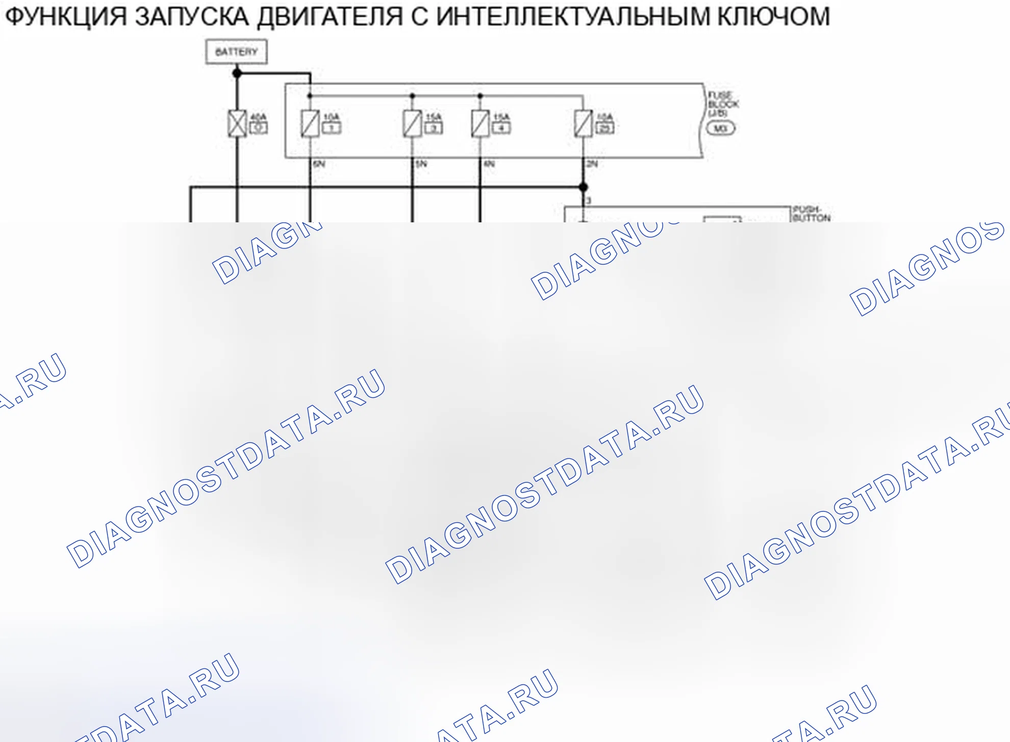 Рис. 67: электросхема. Nissan Pathfinder IV рестайлинг