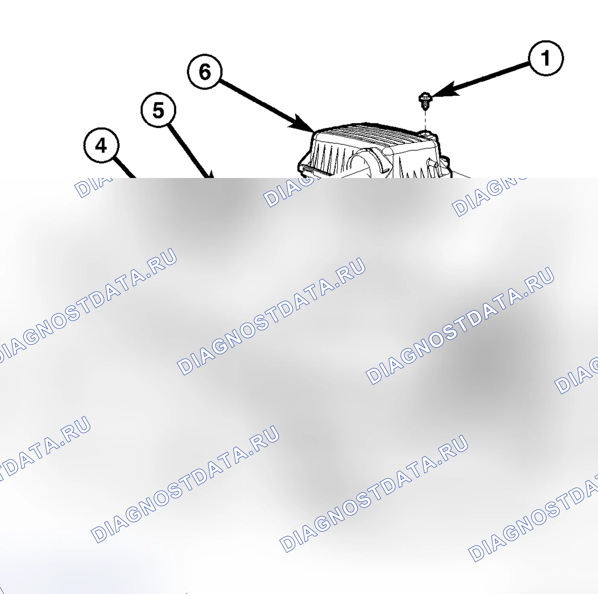 Рис. 246: ДЕМОНТАЖ. Dodge Magnum I