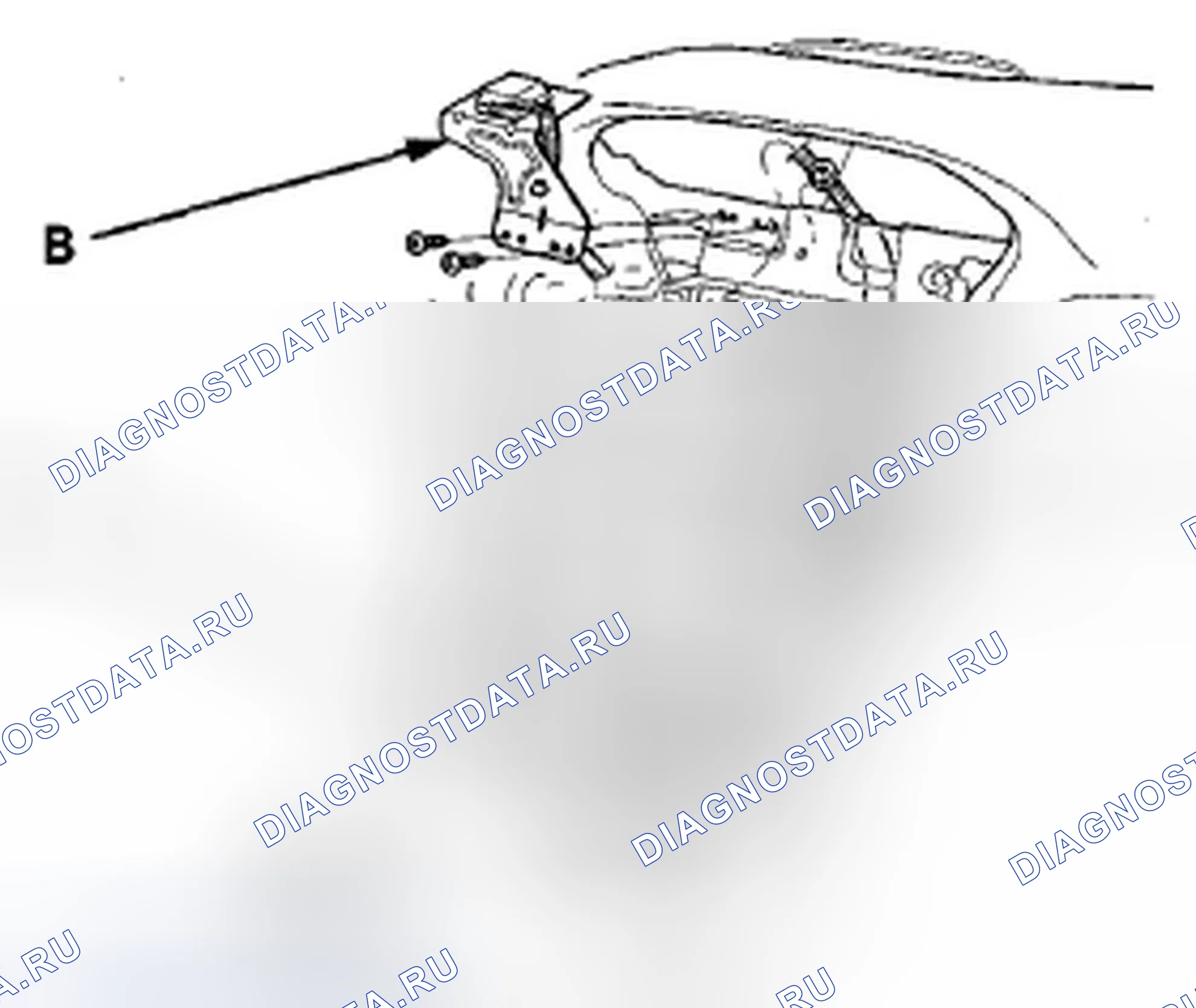 Рис. 368: Демонтаж/монтаж антенны GPS. Acura ZDX I