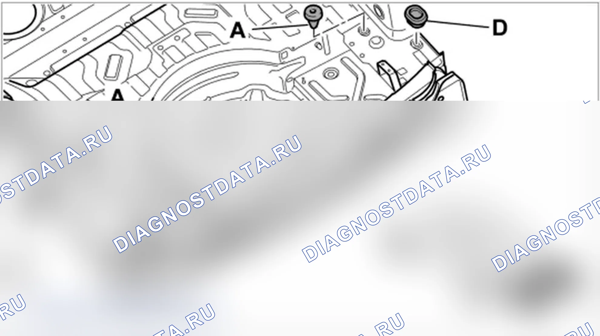 Рис. 199: Верх заднего конца. Porsche Cayenne Turbo I рестайлинг