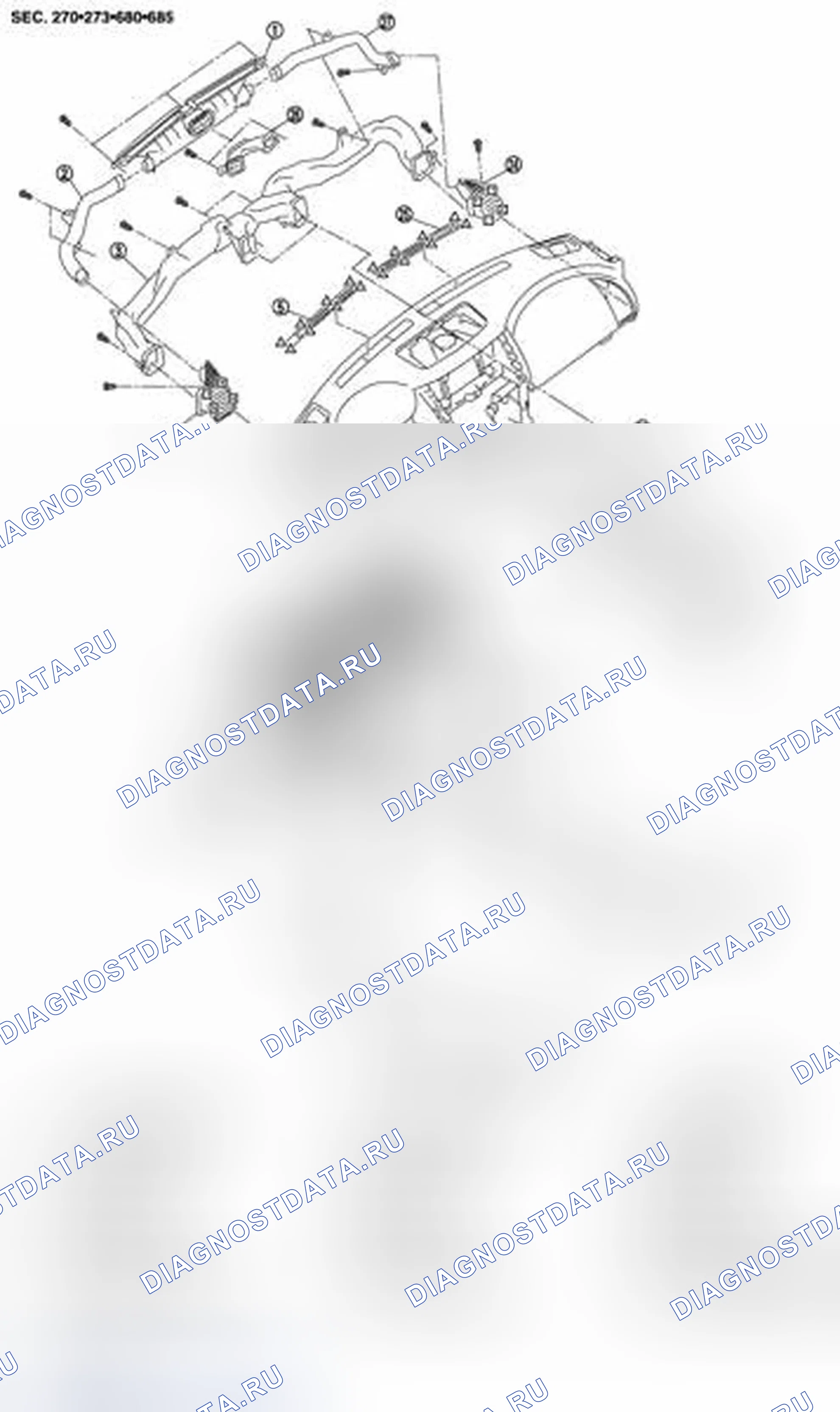 Рис. 122: ПЕРЕДНЯЯ ЧАСТЬ. Infiniti QX56 II