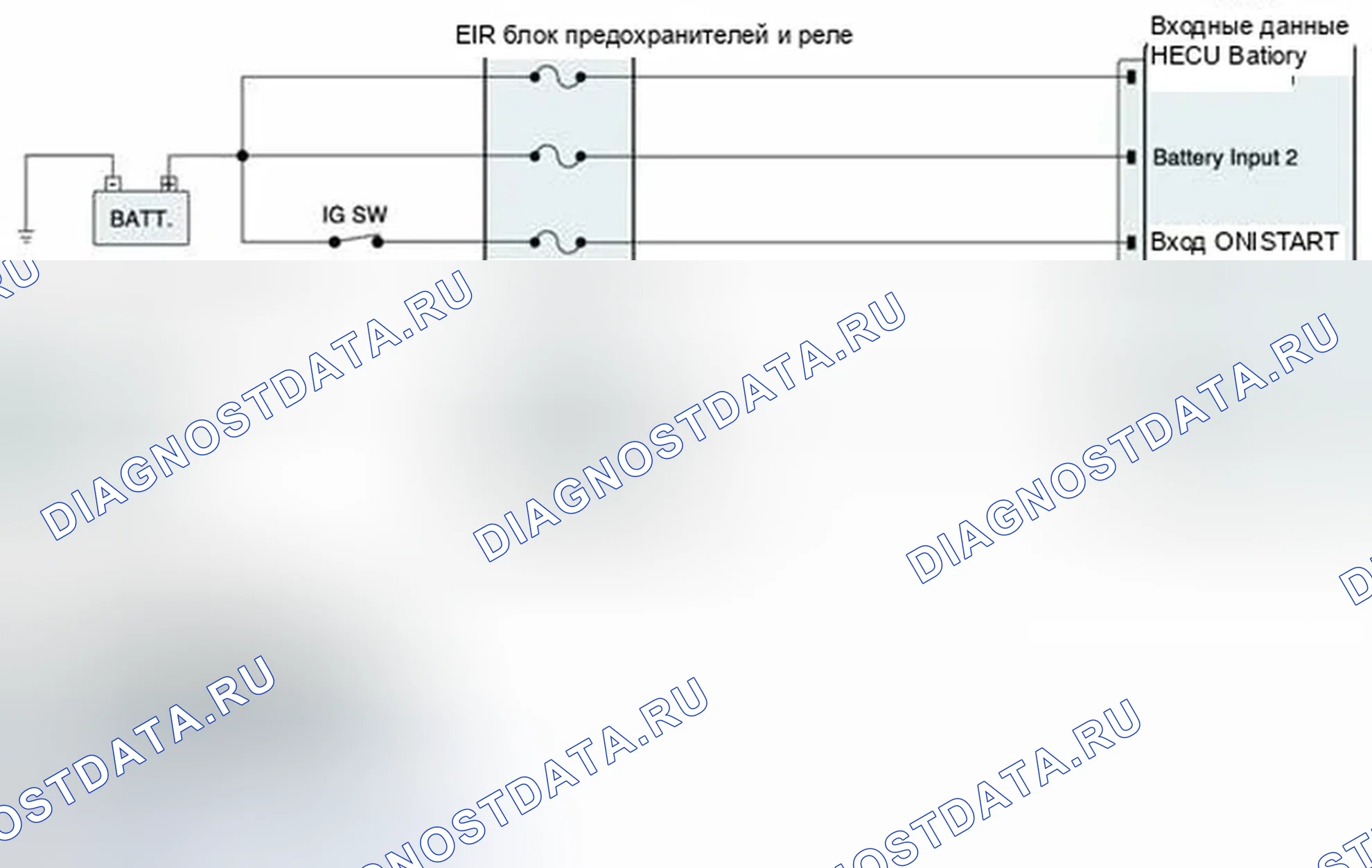Рис. 63: Схема диагностической цепи. Hyundai Elantra V