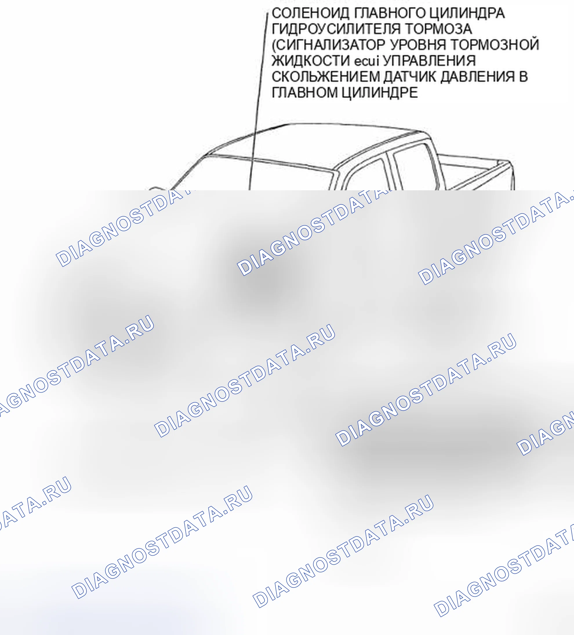 Рис. 192: РАСПОЛОЖЕНИЕ ДЕТАЛЕЙ. Toyota Tacoma II
