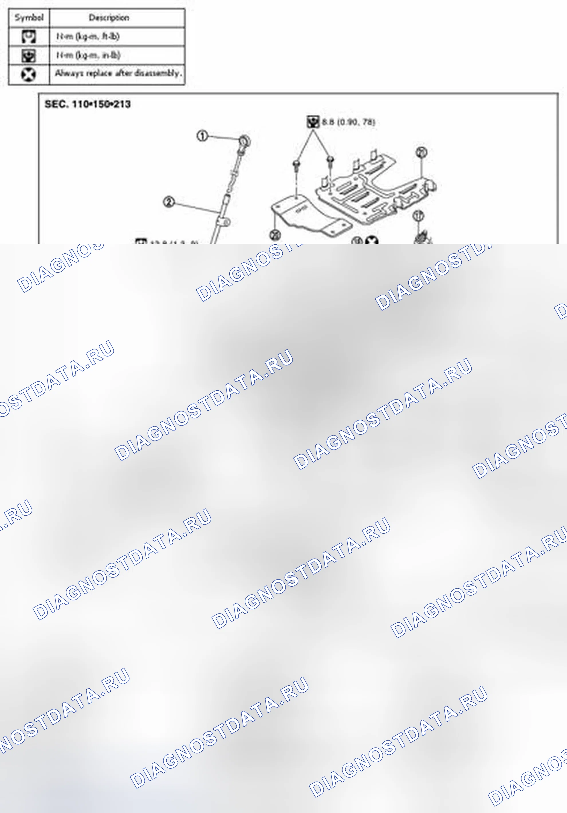Рис. 22: Разнесенный вид. Infiniti FX50 II