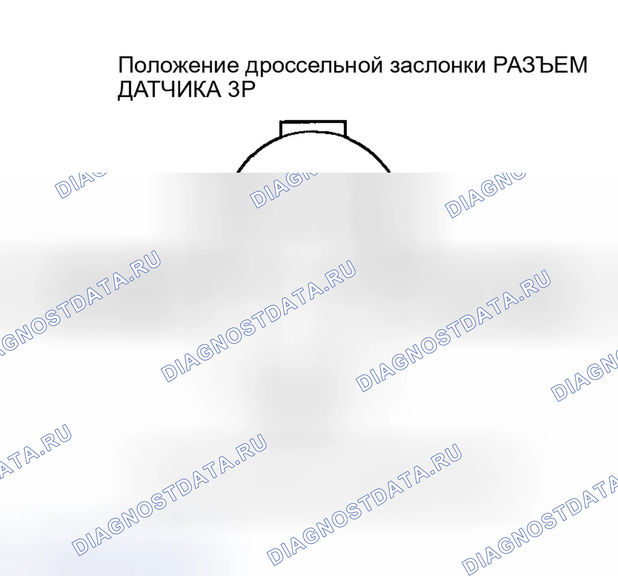 Рис. 114: расшифровка кода ошибки P0123: Высокое напряжение цепи датчика Tp. Honda Accord VI