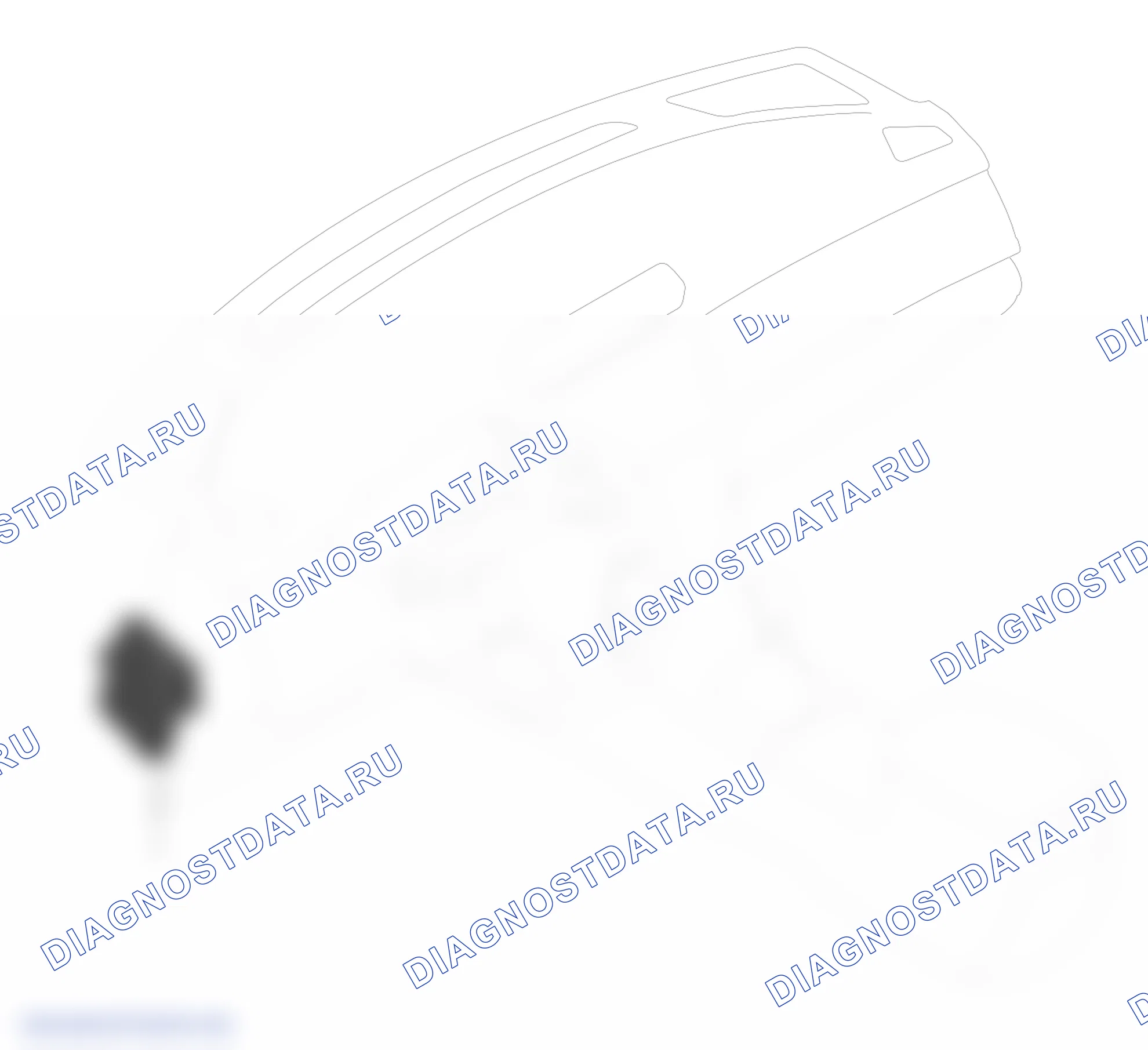 Схема расположения системы управления кузова — Haval H2. Haval H2 I