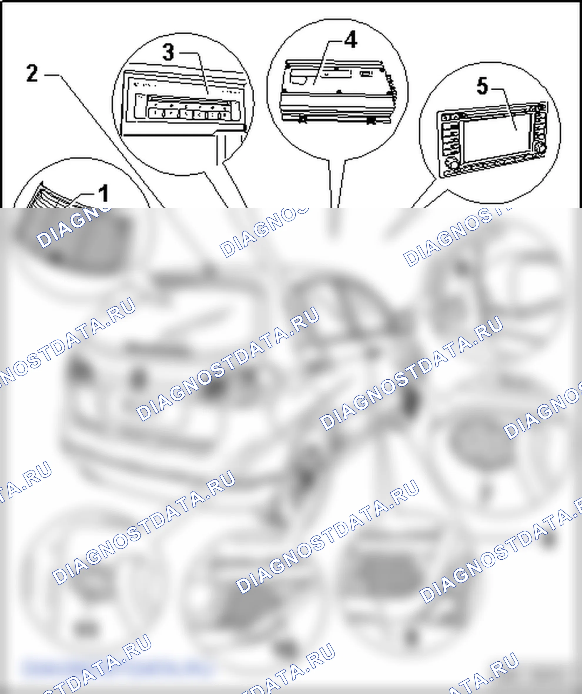 Радионавигационная система «„RNS MFD 2“» и «„RNS MFD 2 DVD“». Volkswagen Golf Mk5