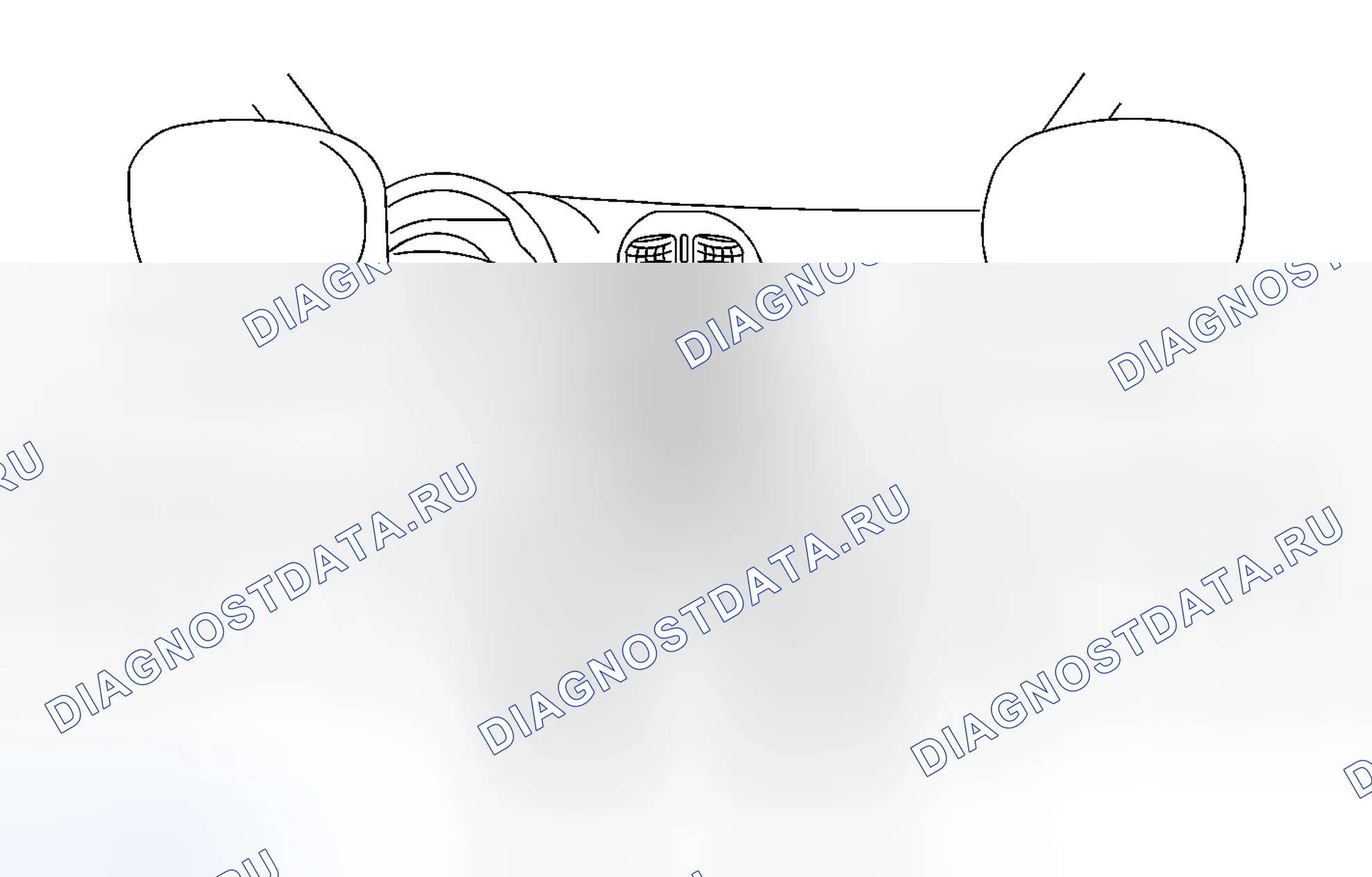 Рис. 2: Виды компонентов ремня безопасности. Hyundai XG I рестайлинг