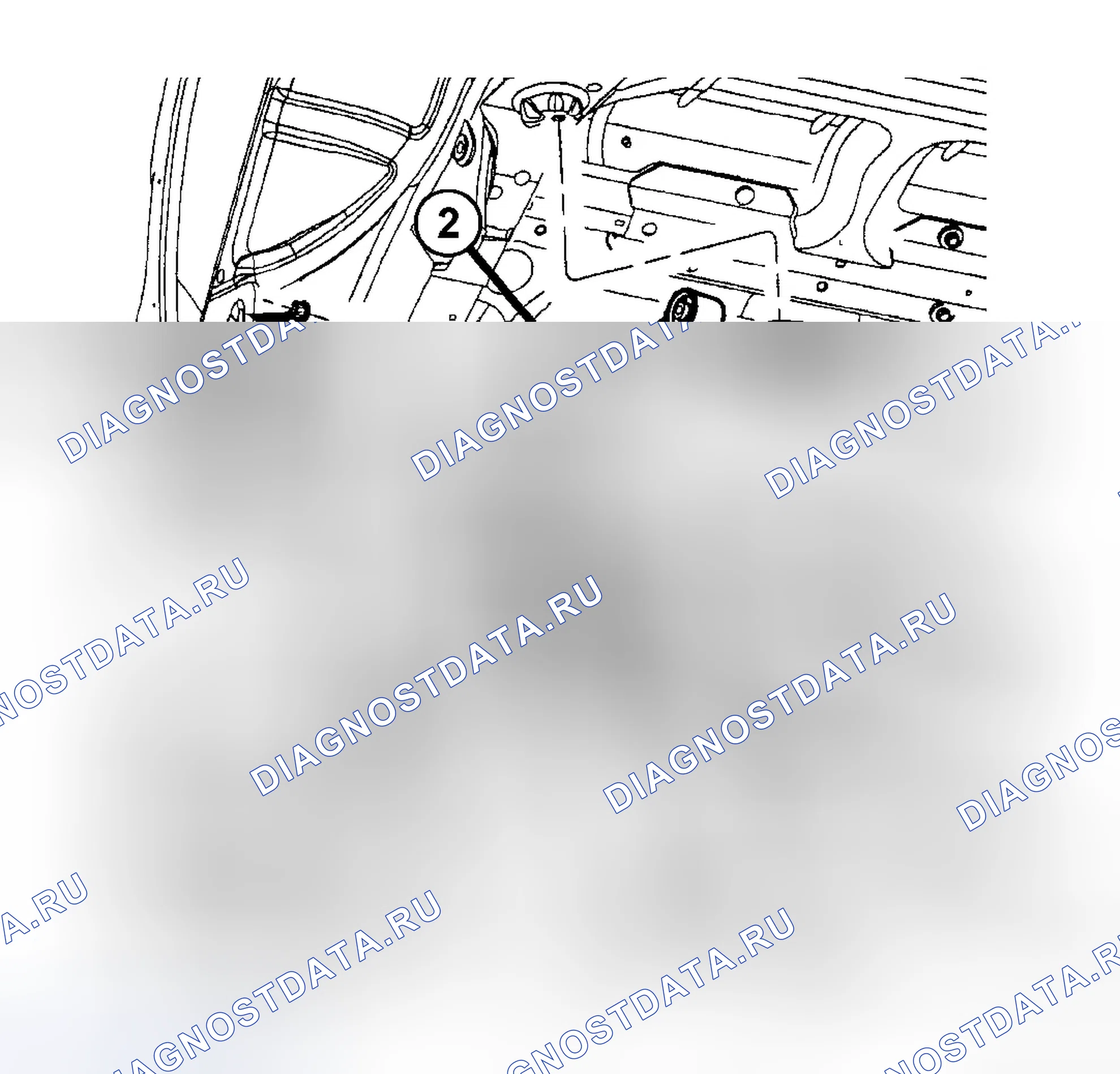 Рис. 48: НИЖНЯЯ ПОДВЕСКА - ПРАВАЯ СТОРОНА. Dodge Nitro I