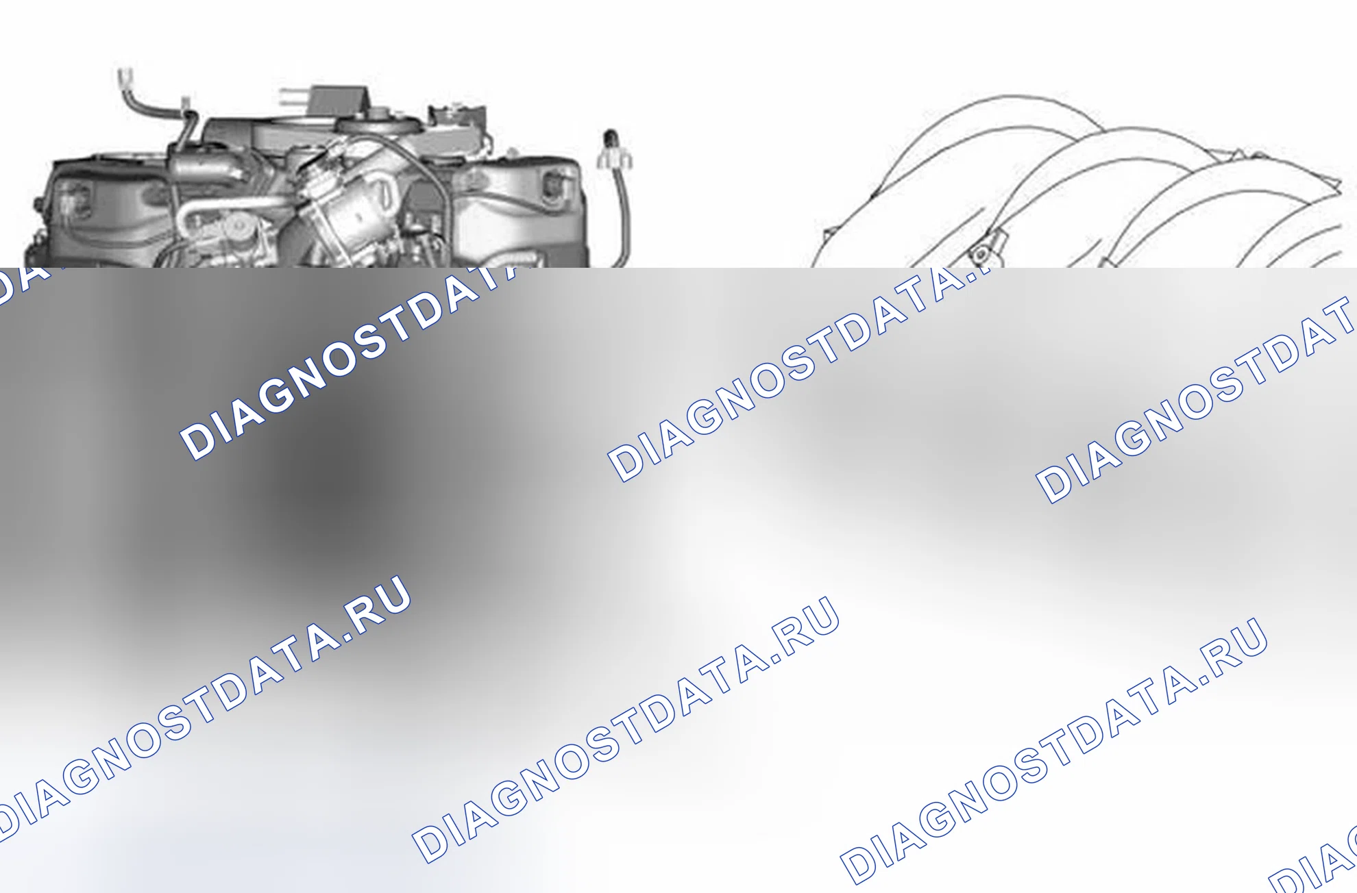 Рис. 279: Топливные форсунки. Jaguar XKR II
