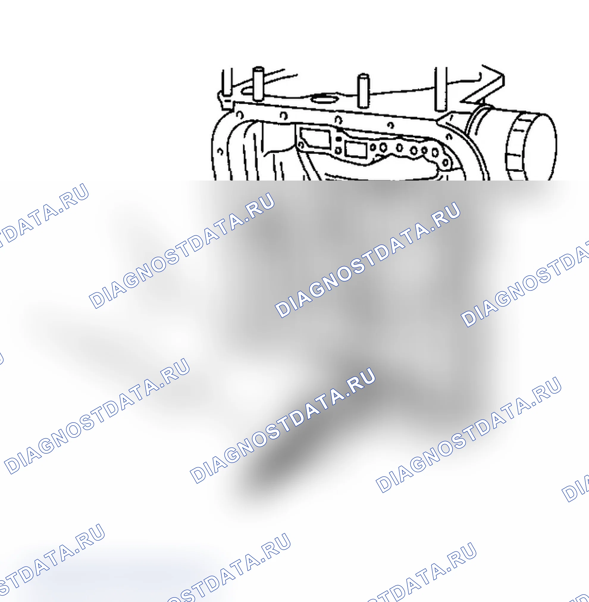 Рис. 439: ДЕМОНТАЖ. Subaru Impreza WRX GD/GG рестайлинг