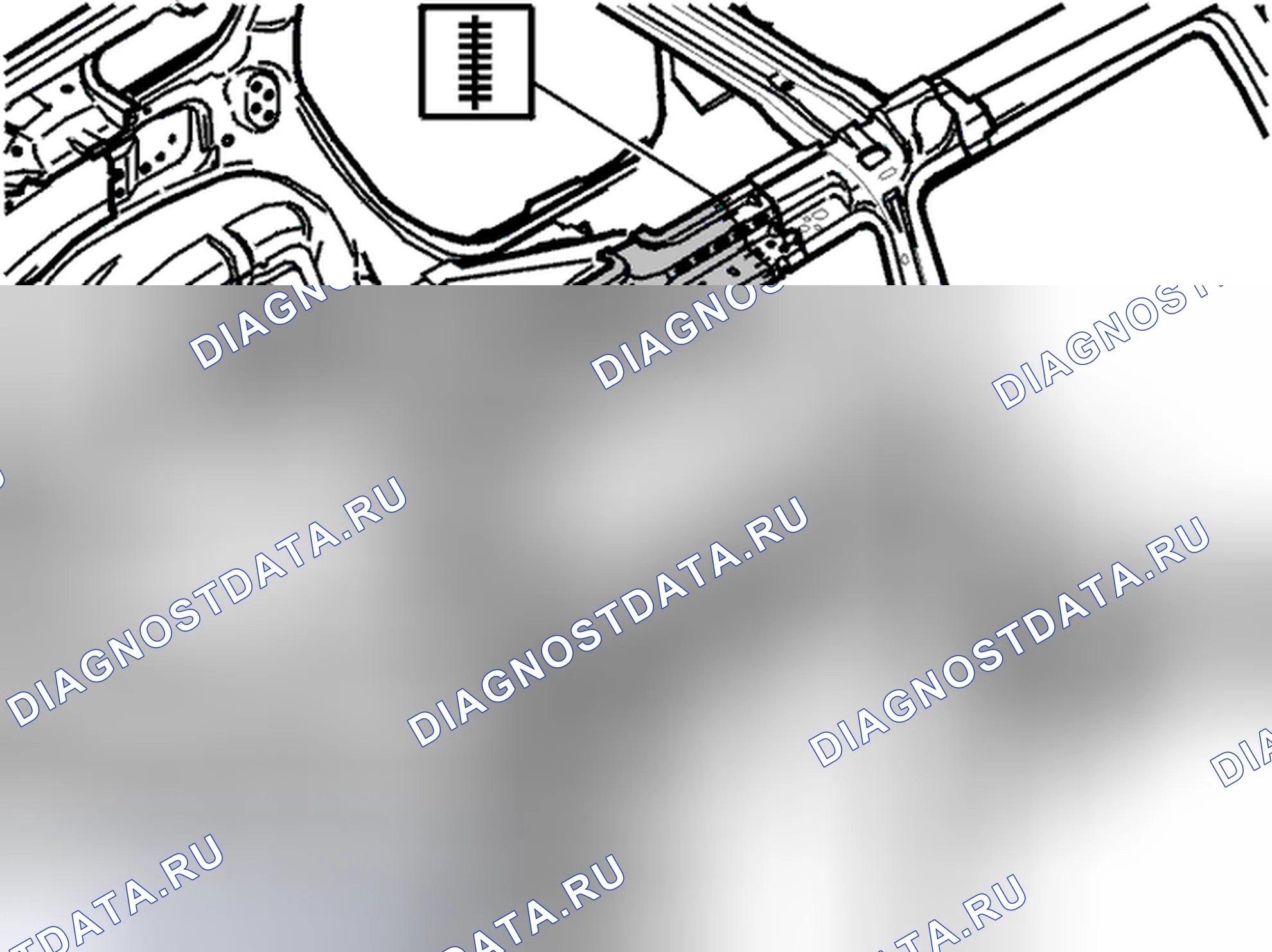 Рис. 244: Кузов боковой, внутренний, заменяющий. Volvo V70 II