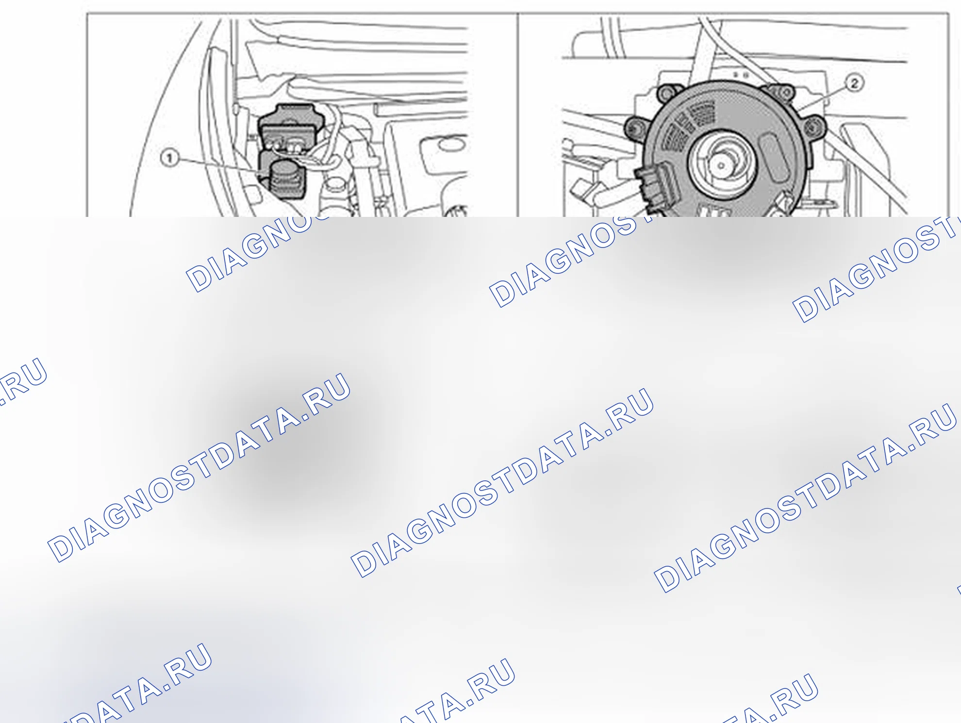 Рис. 26: Расположение компонентов. Nissan Pathfinder IV рестайлинг