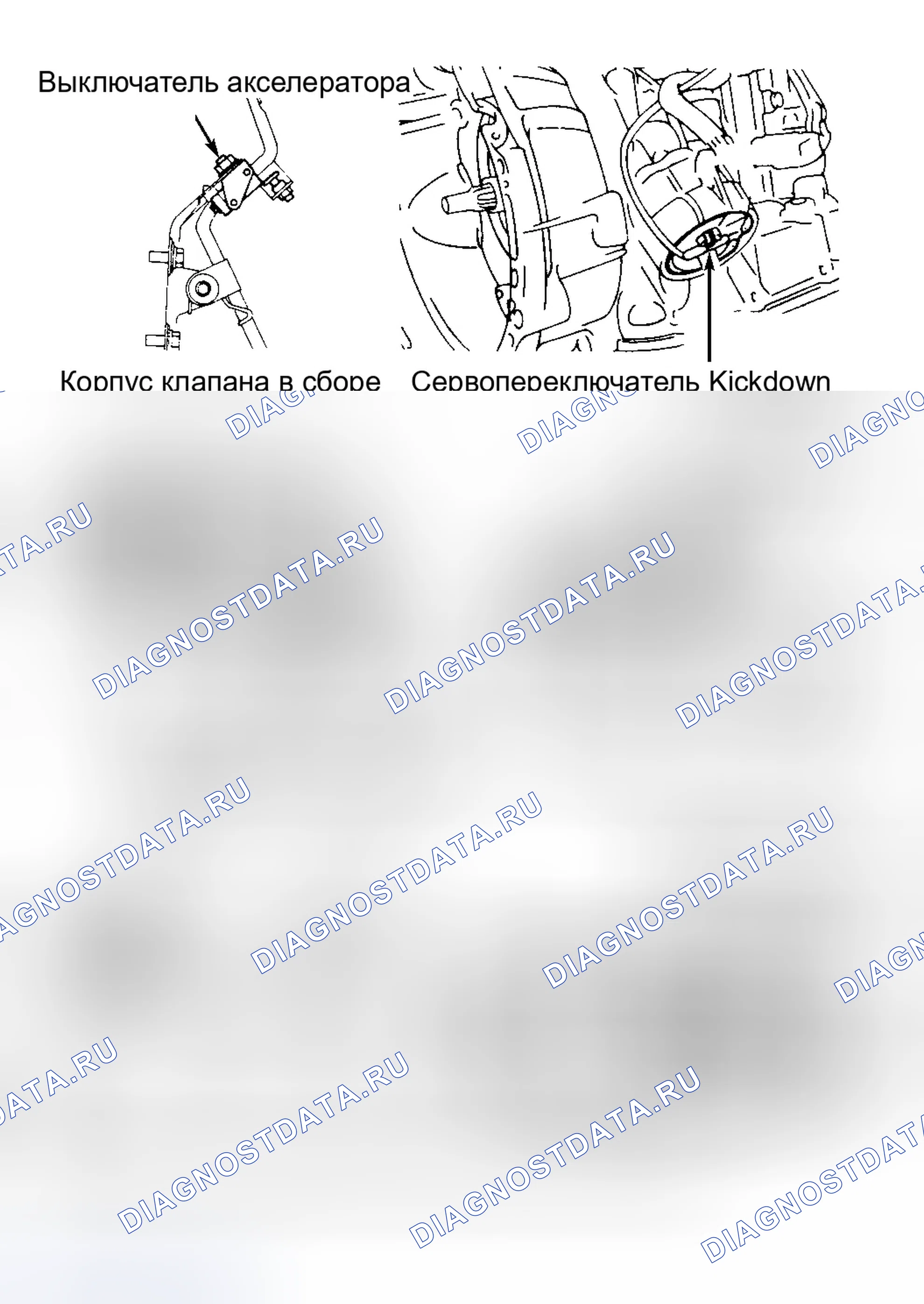 Рис. 3: Датчик скорости транспортного средства (датчик скорости автомобиля (VSS) (датчик скорости автомобиля)). Hyundai Elantra II