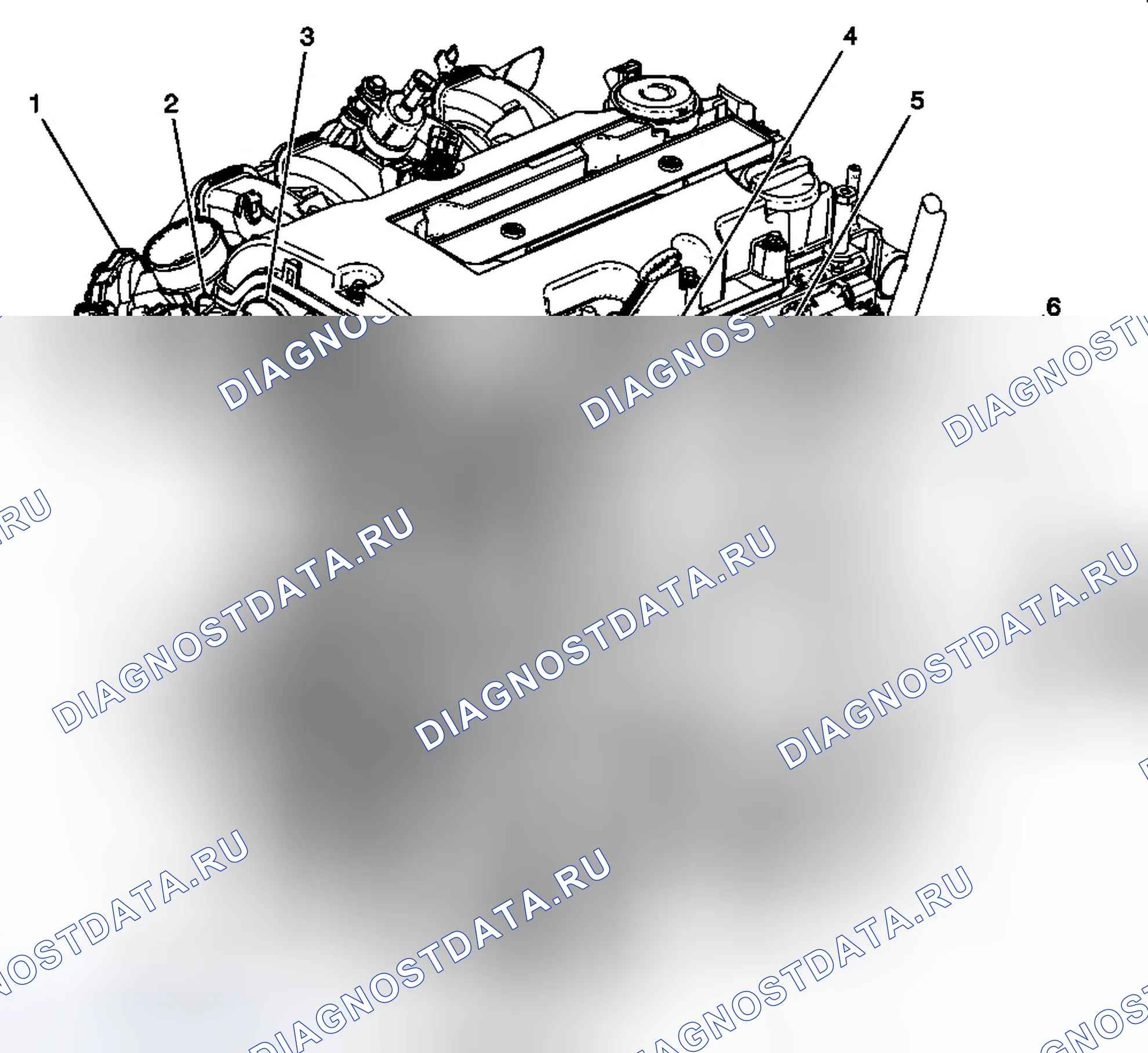 Рис. 18: Правая передняя часть компонентов двигателя. Chevrolet Volt I