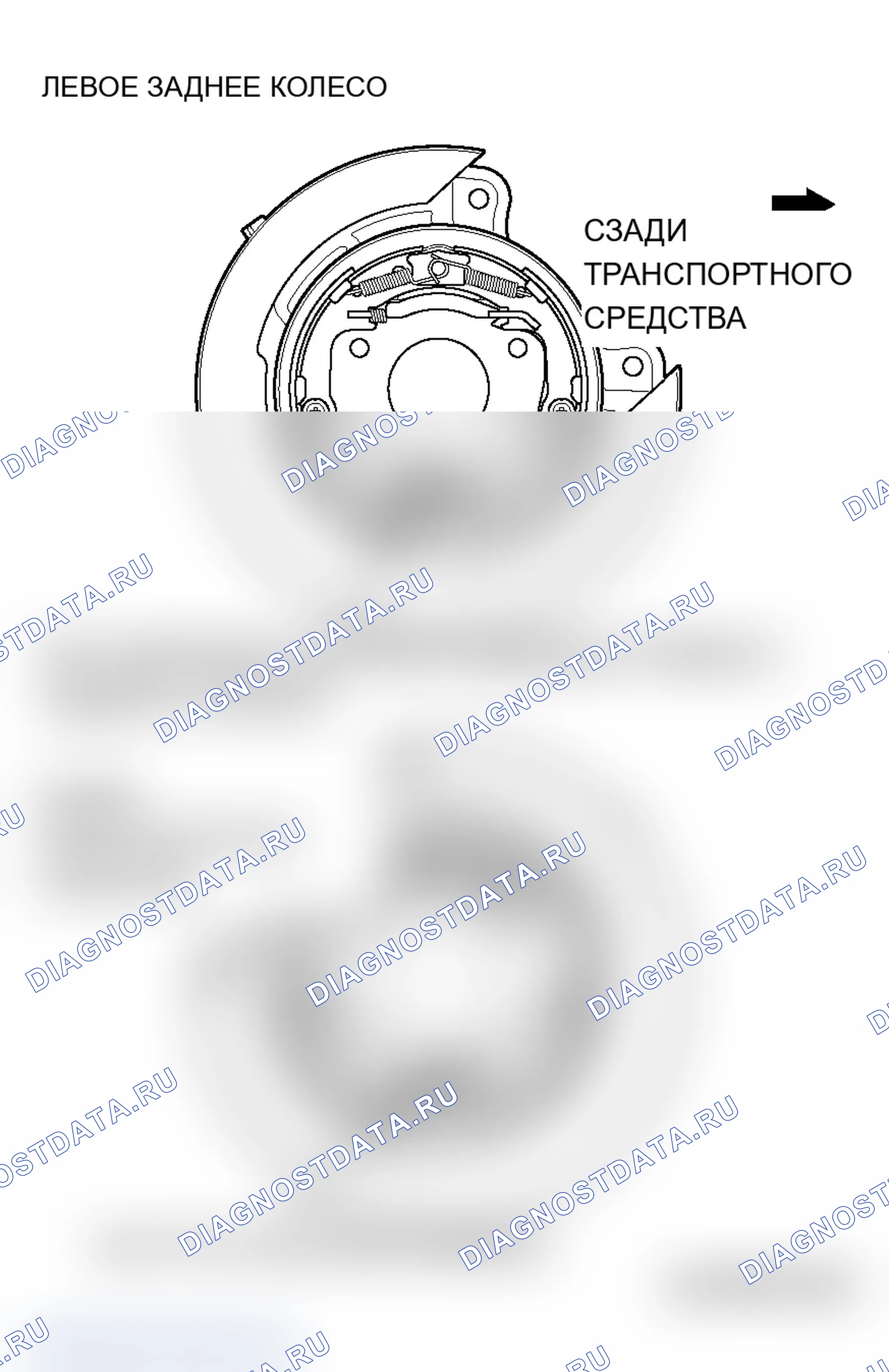 Рис. 13: >> C <<УСТАНОВКА РЕГУЛЯТОРА ЗАЗОРА БАШМАКА. Mitsubishi Lancer Evolution IX