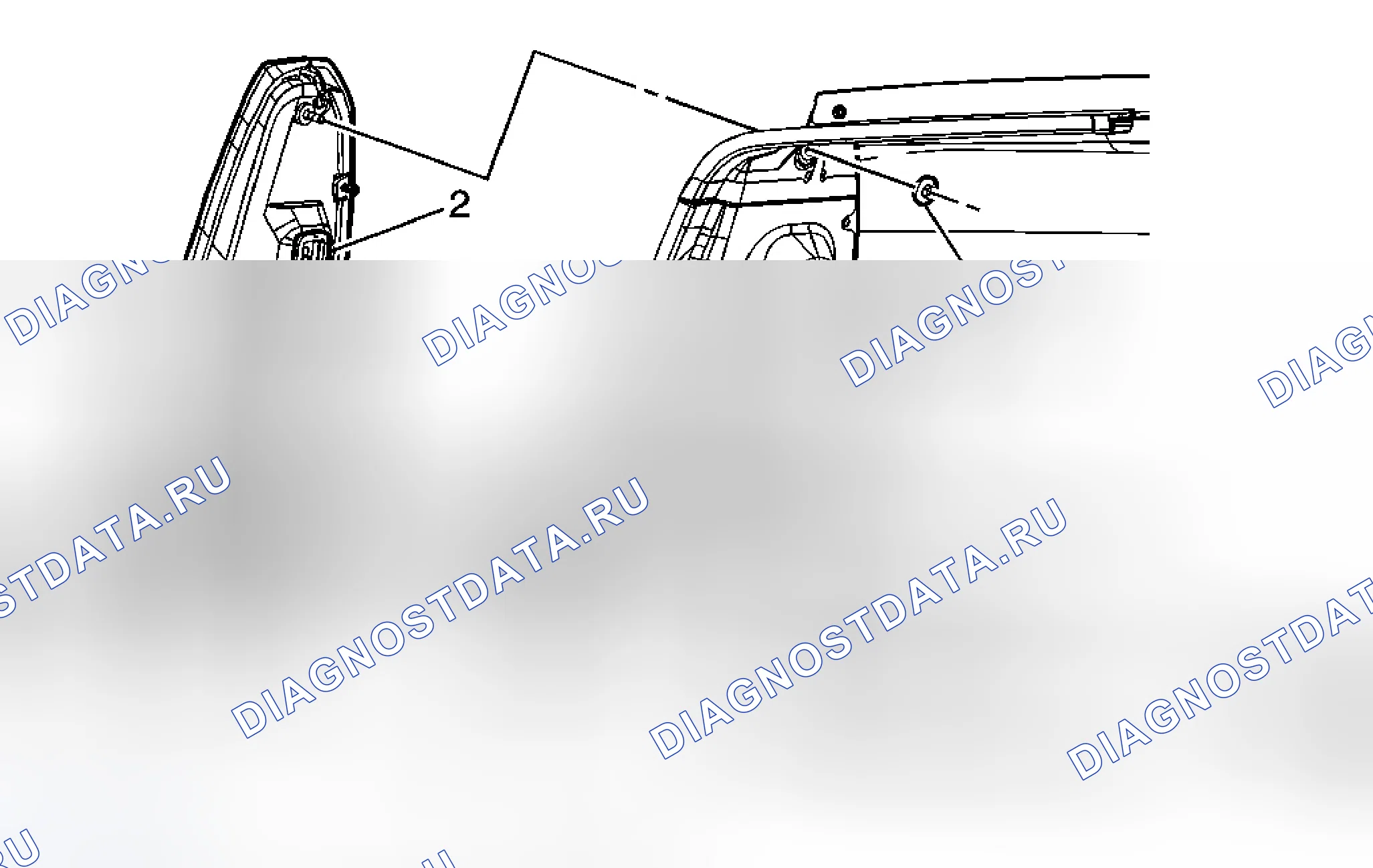 Рис. 45: Замена задней лампы. Cadillac DTS I