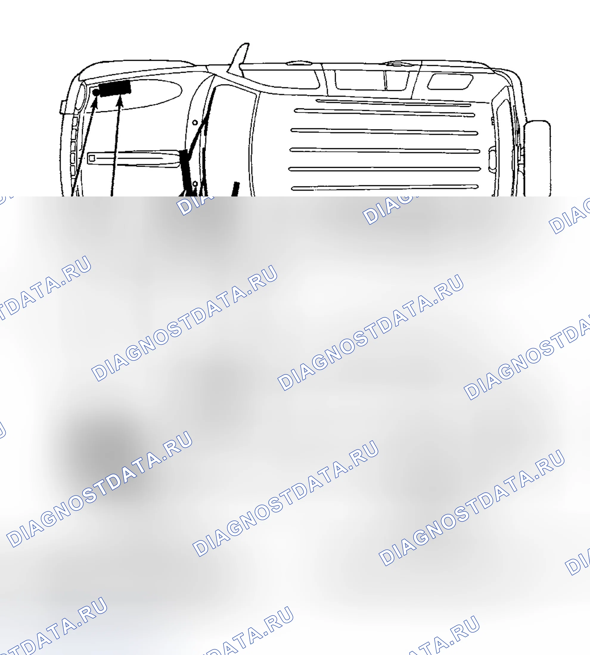 Рис. 1: ОПИСАНИЕ стеклоочистителей и омывателей. Jeep Liberty I