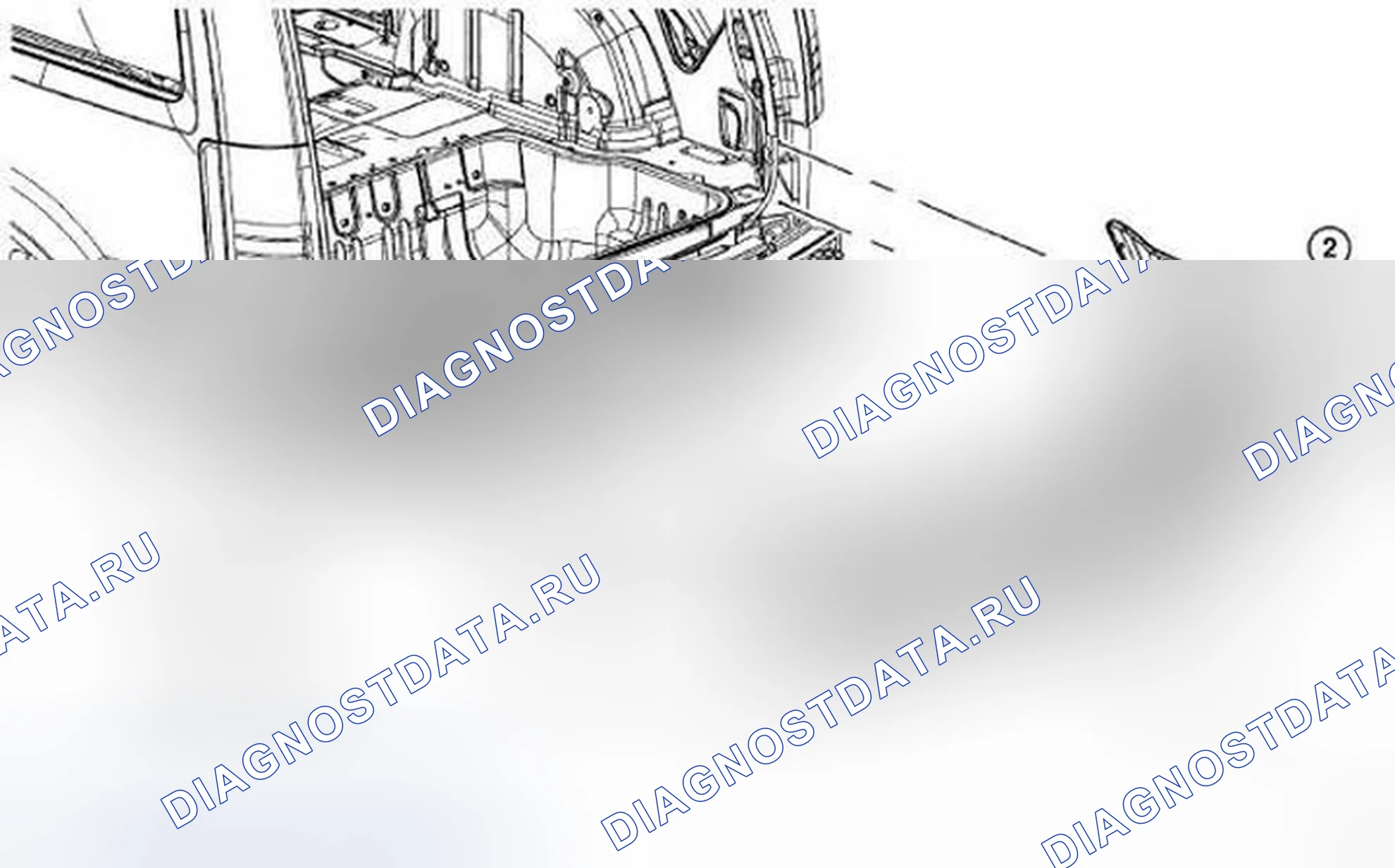 Рис. 1: ДЕМОНТАЖ. Chrysler Town & Country V рестайлинг