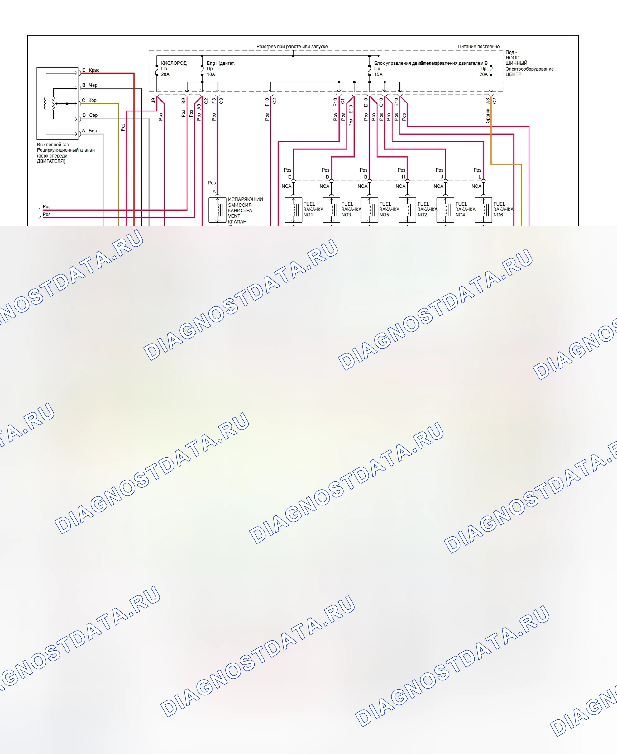 Рис. 2: электросхема VCM (2 из 4). GMC Envoy I