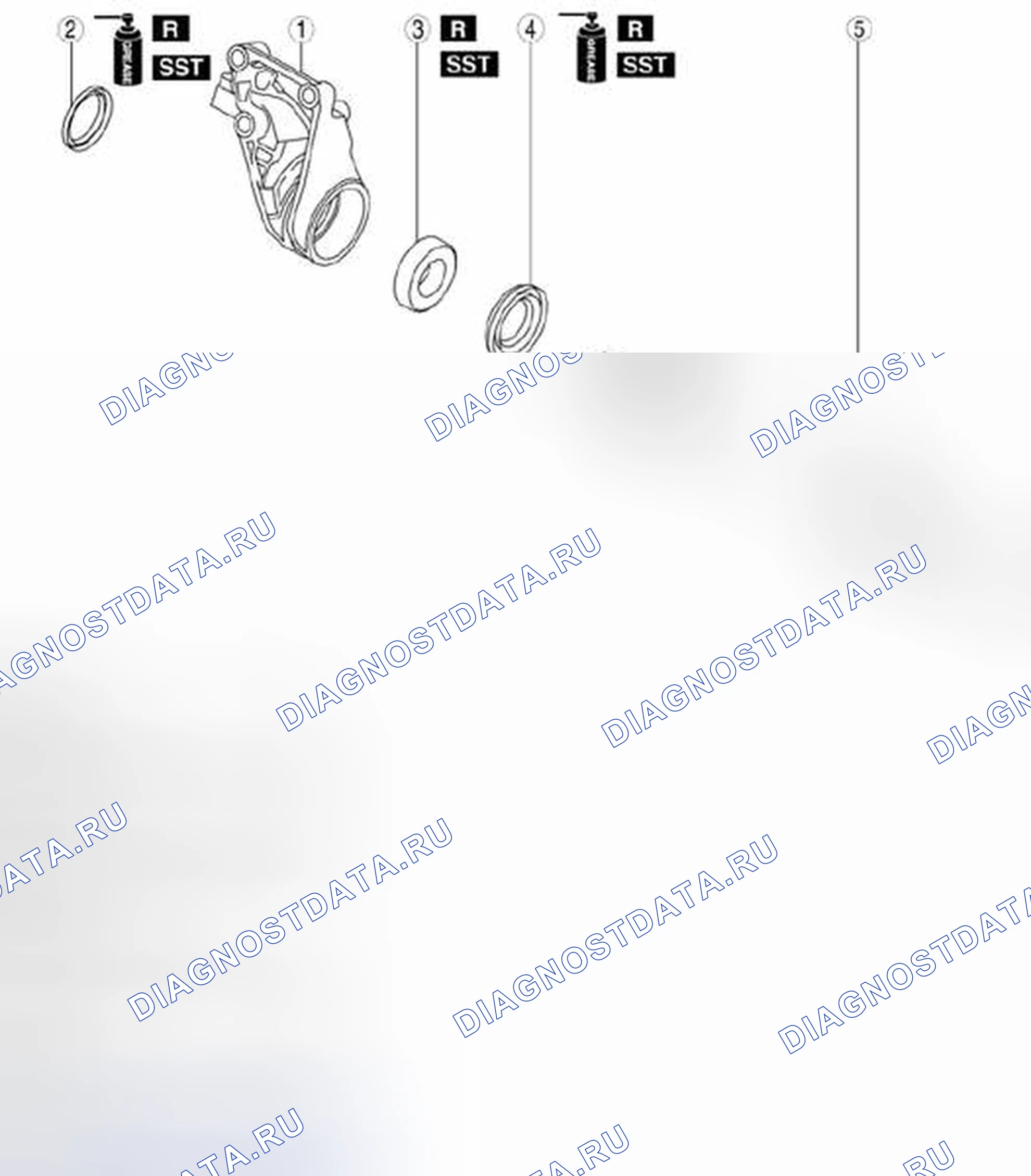 Рис. 42: УЗЕЛ ВАЛА ШАРНИРА [Mzr 2.3 DISI Turbo]. Mazda 3 BL рестайлинг