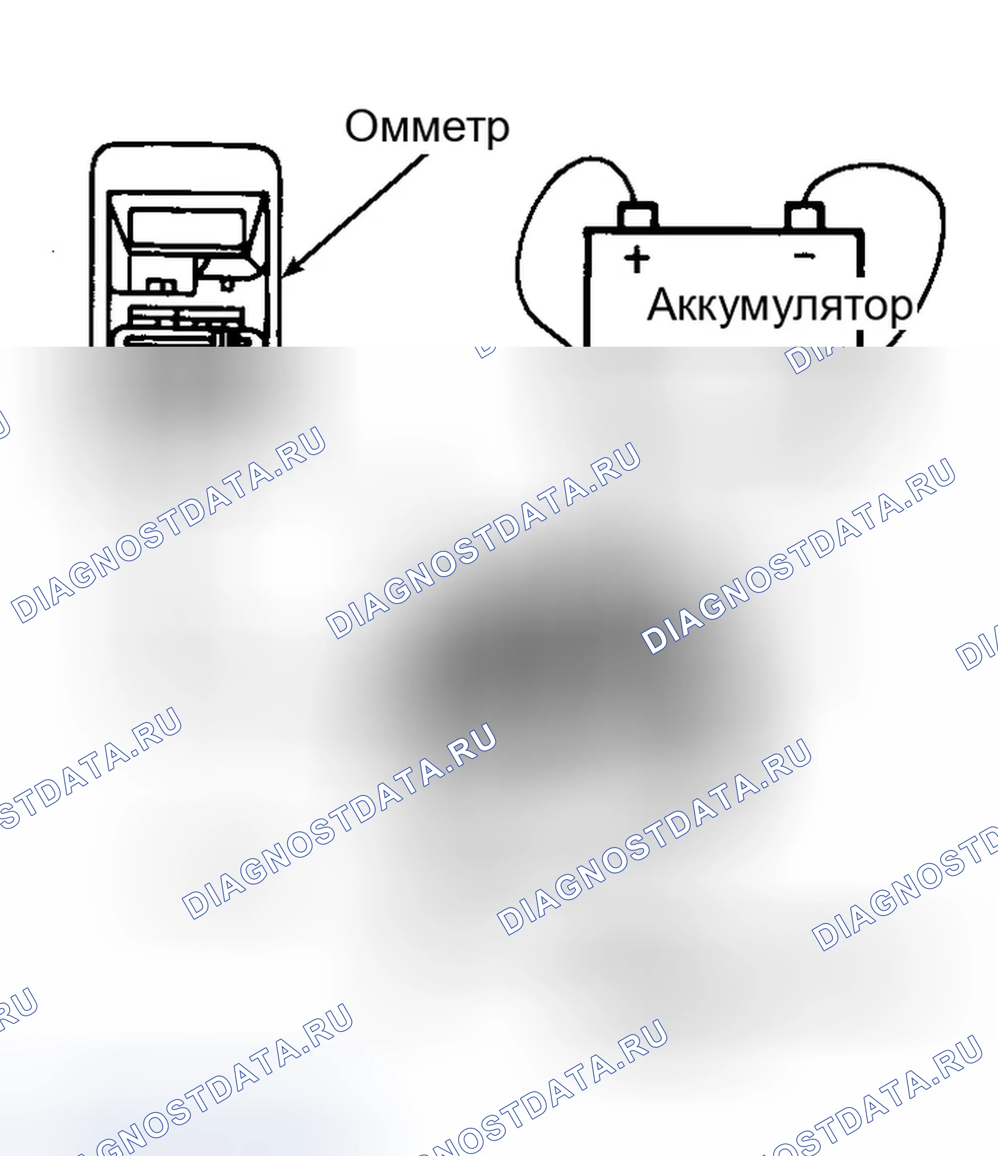 Рис. 13: Испытание на отсутствие давления топлива (2,0 л A / T и 2,5 л). Ford Escort V рестайлинг