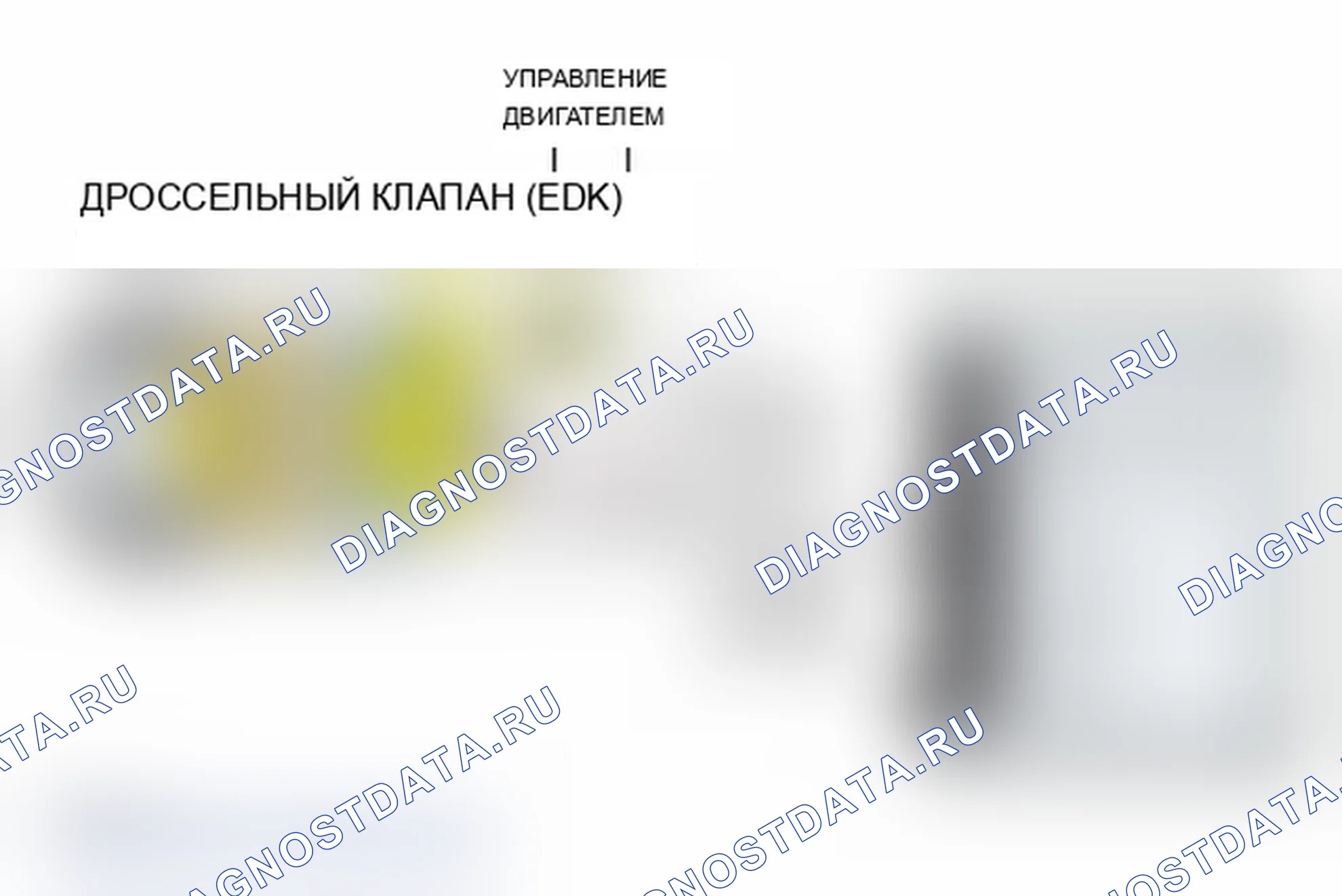 Рис. 539: Сигналы обратной связи положения дроссельной заслонки EDK. BMW M3 E46