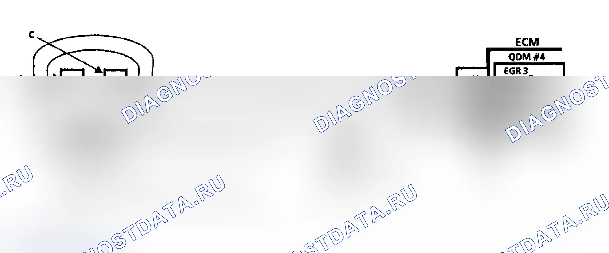Рис. 133: ДИАГРАММА C-7. РЕЦИРКУЛЯЦИЯ ОТРАБОТАВШИХ ГАЗОВ - 3.8L PFI. Buick Electra Park Avenue Ultra 