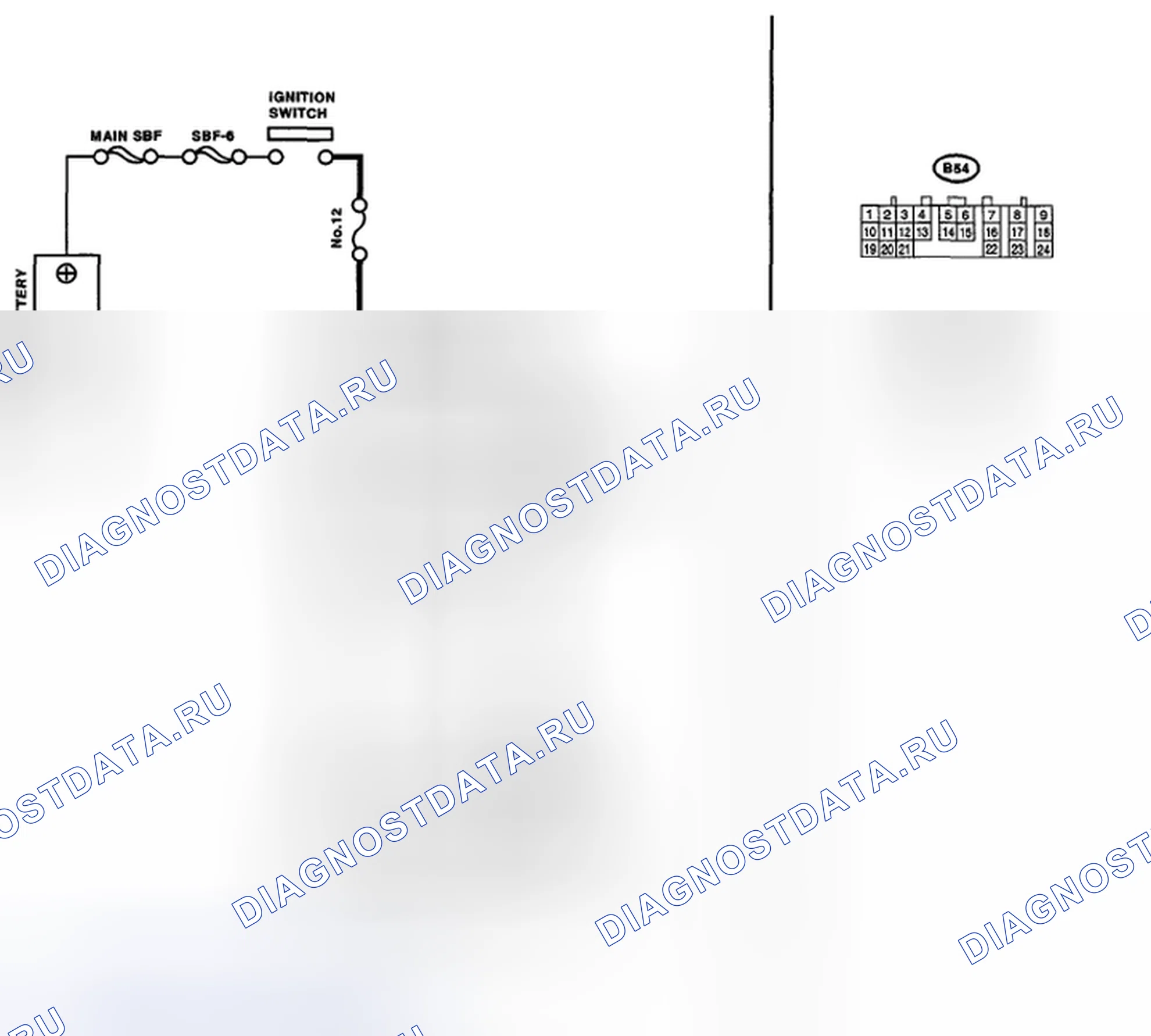 Рис. 314: электросхема. Subaru Legacy BL/BP рестайлинг