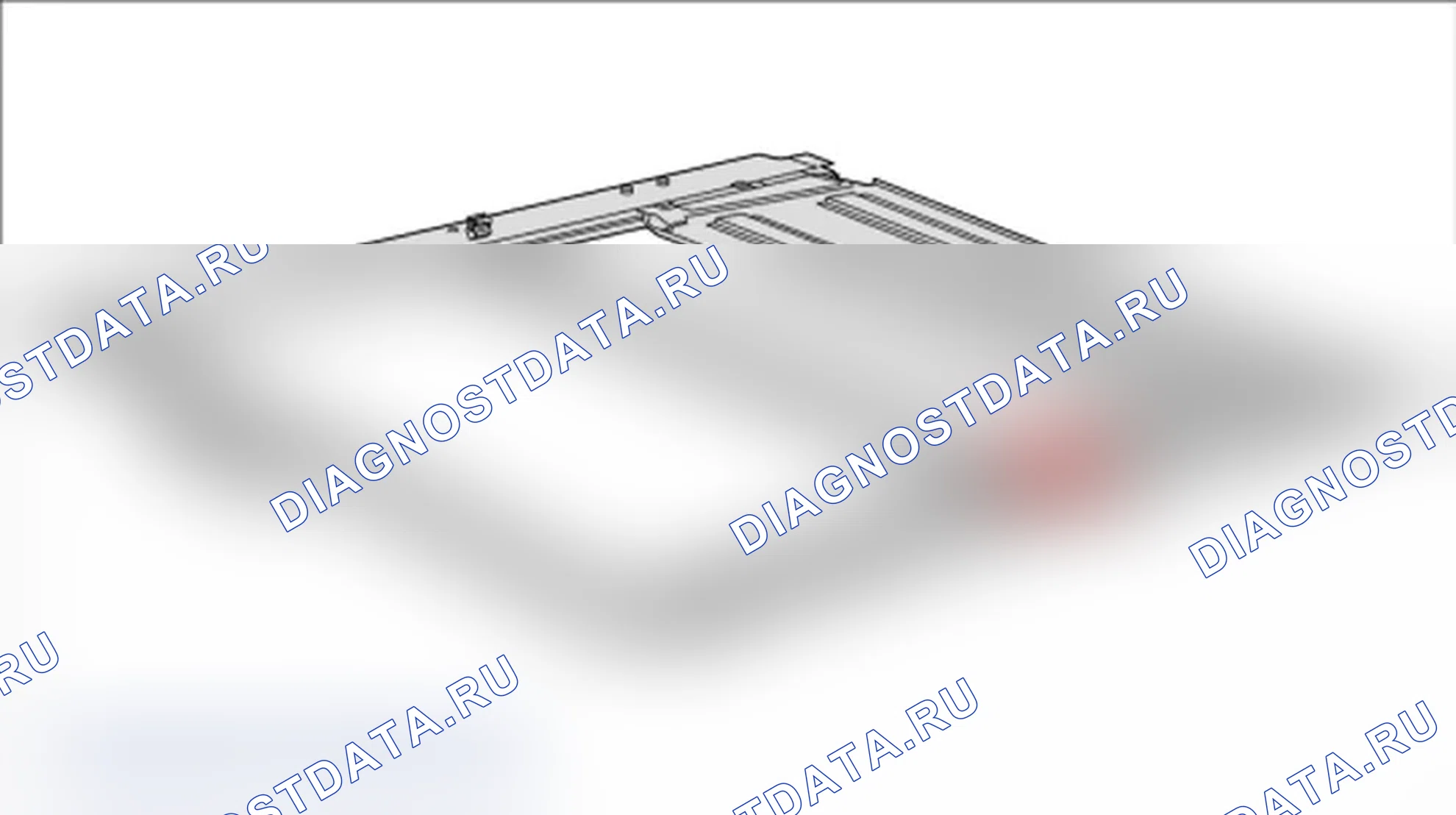 Рис. 1056: Разборная рама для раздвижной крыши. Porsche 911 GT3 997
