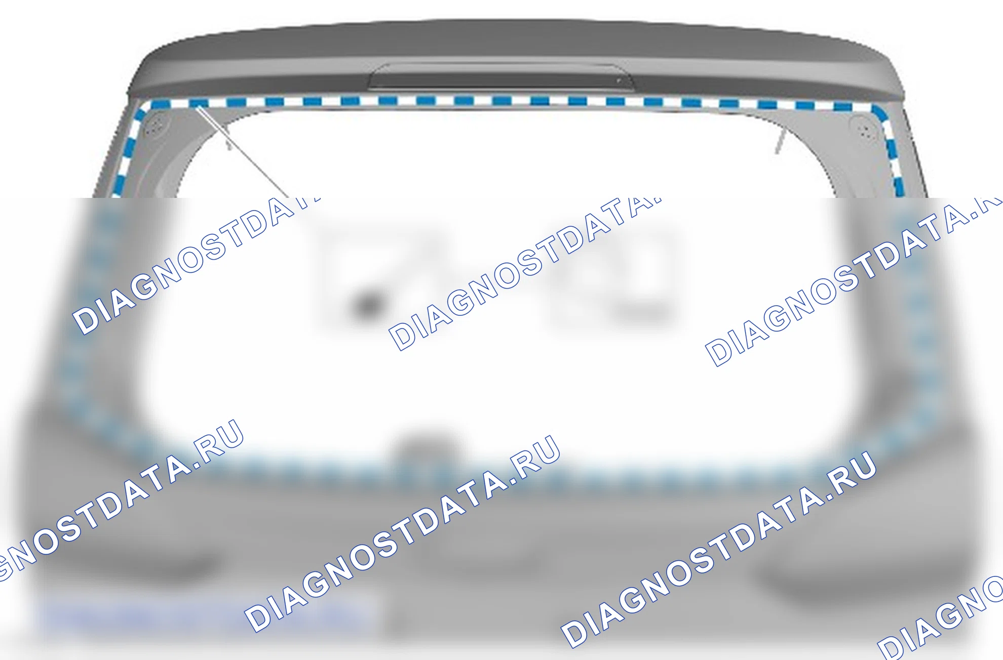Как снять и установить стекло окна поднимаемой двери багажного отделения. Ford Galaxy III
