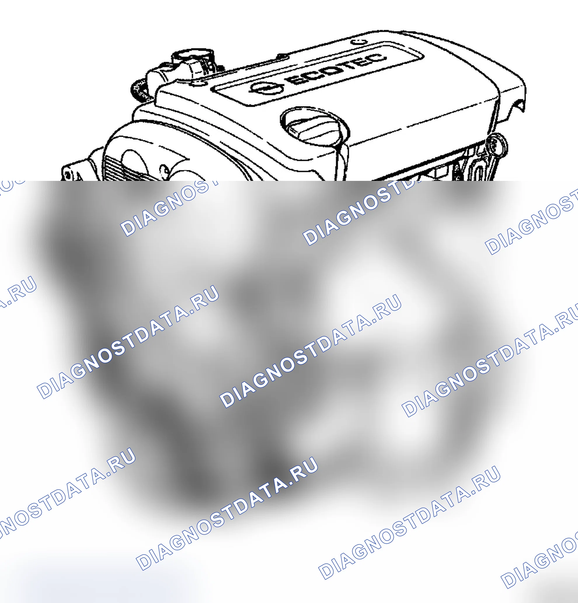 Вид двигателя, сторона выпуска - Z 14, XE, Z 16 XE - Все типы автомобилей. Opel Vectra B