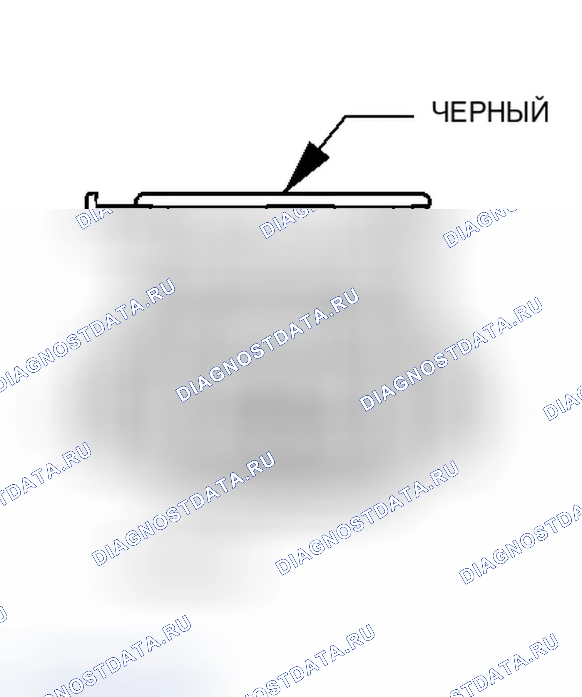 Рис. 65: Вид с торца разъема генератора. Chrysler Pacifica CS