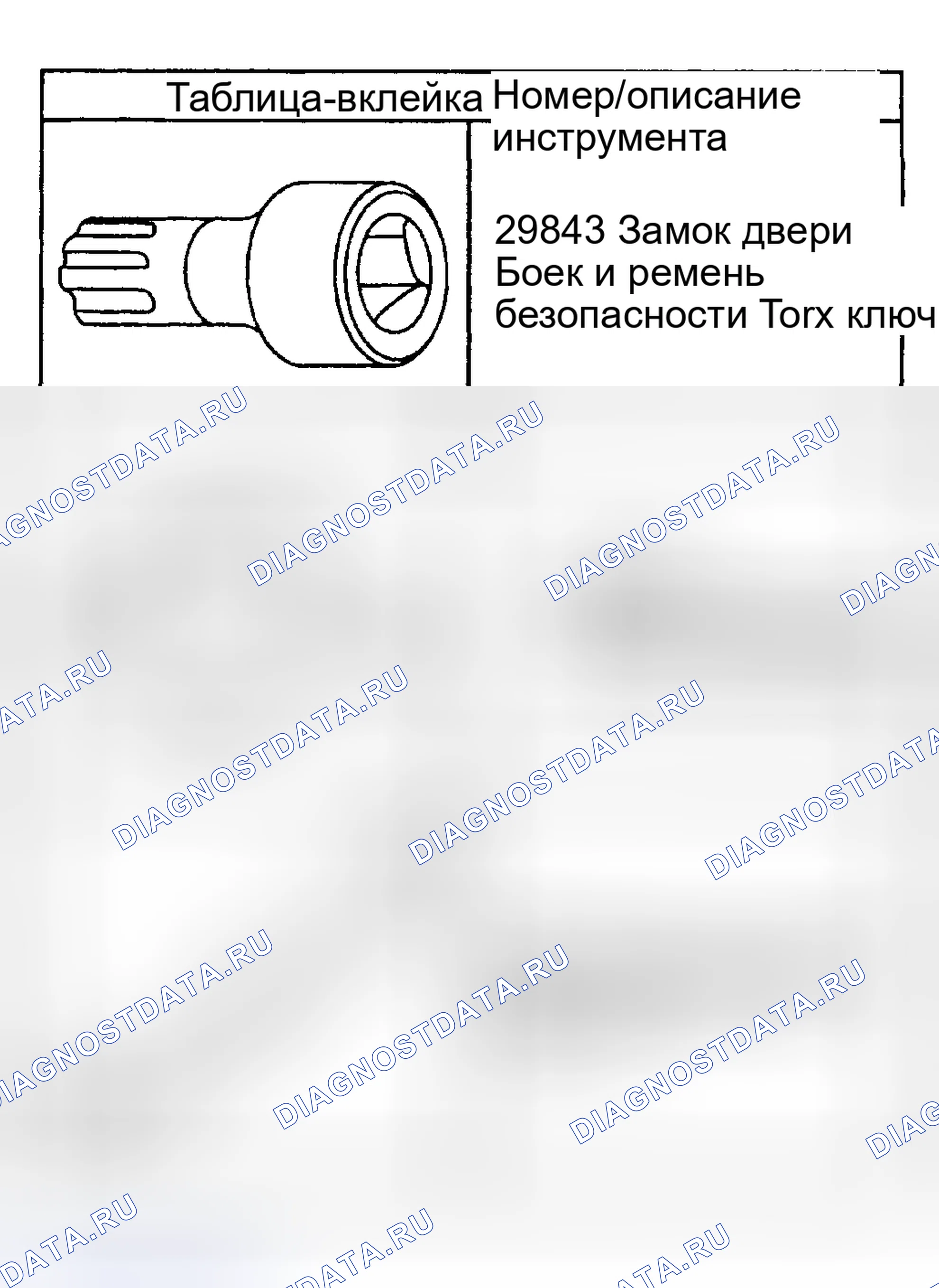 Рис. 24: СПЕЦИАЛЬНЫЕ ИНСТРУМЕНТЫ. Buick Park Avenue II