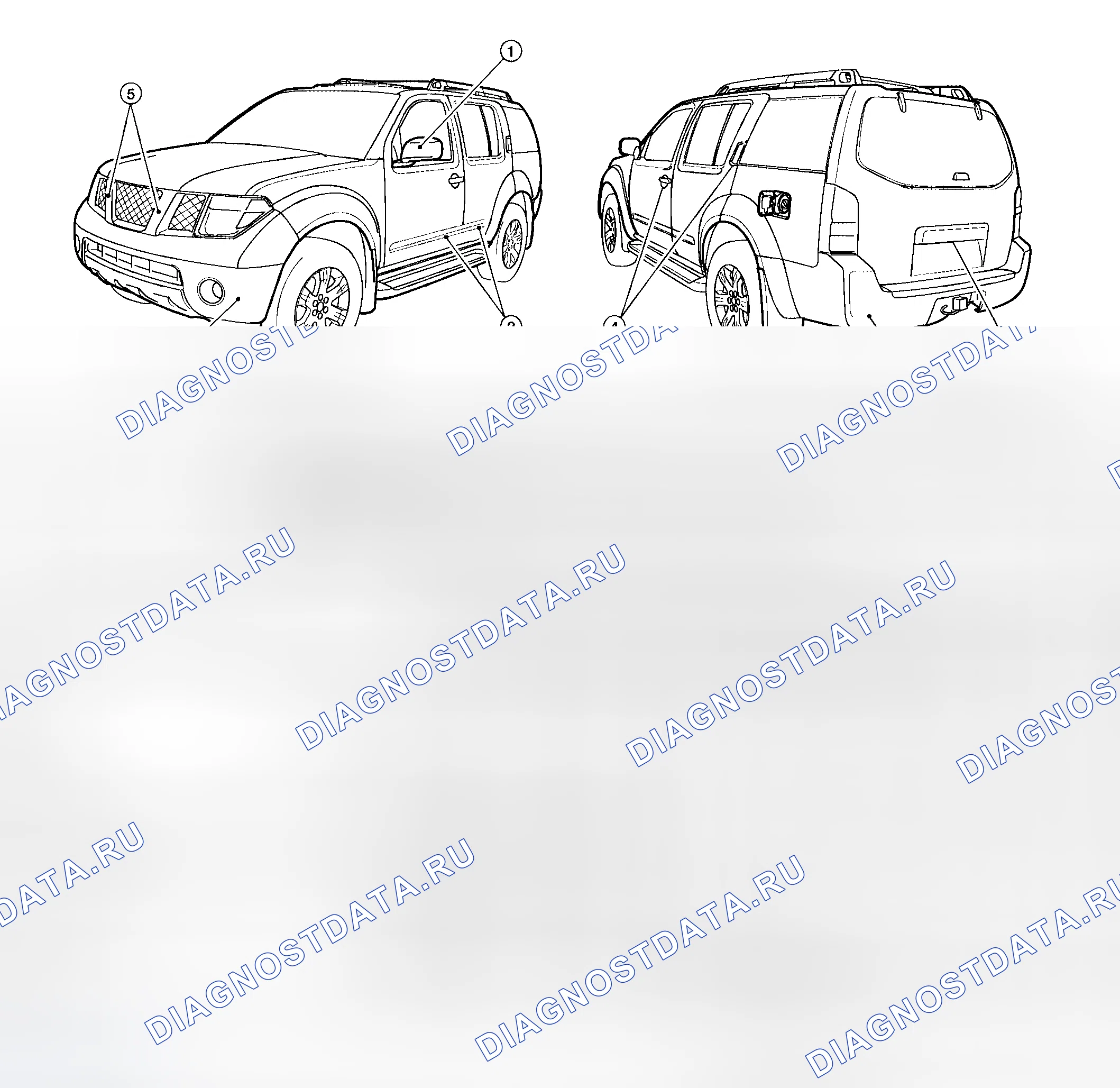 Рис. 88: Цвет наружной краски кузова. Honda Lagreat I