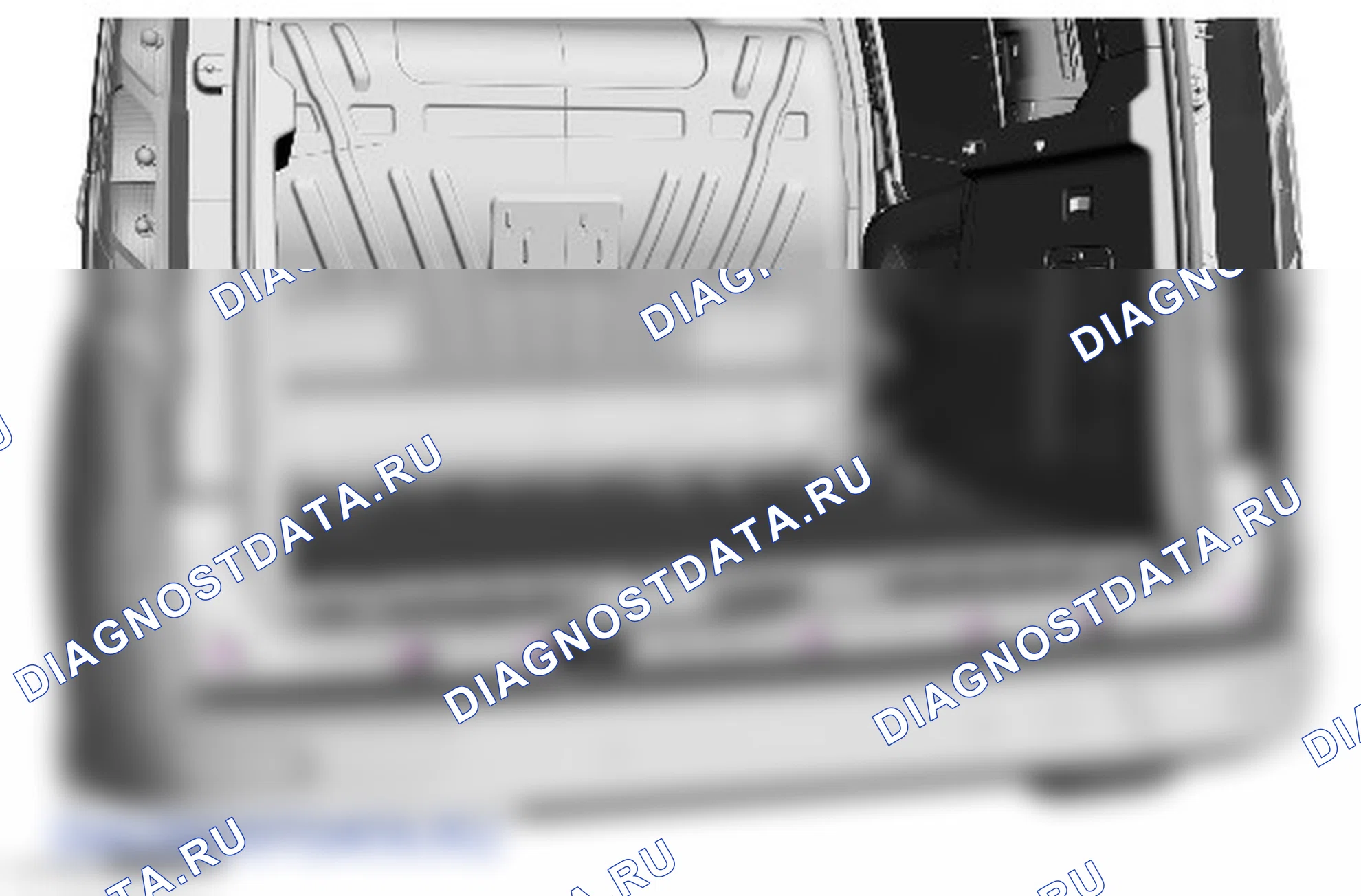 Как снять и установить кожух заднего бампера. Ford Transit Connect II