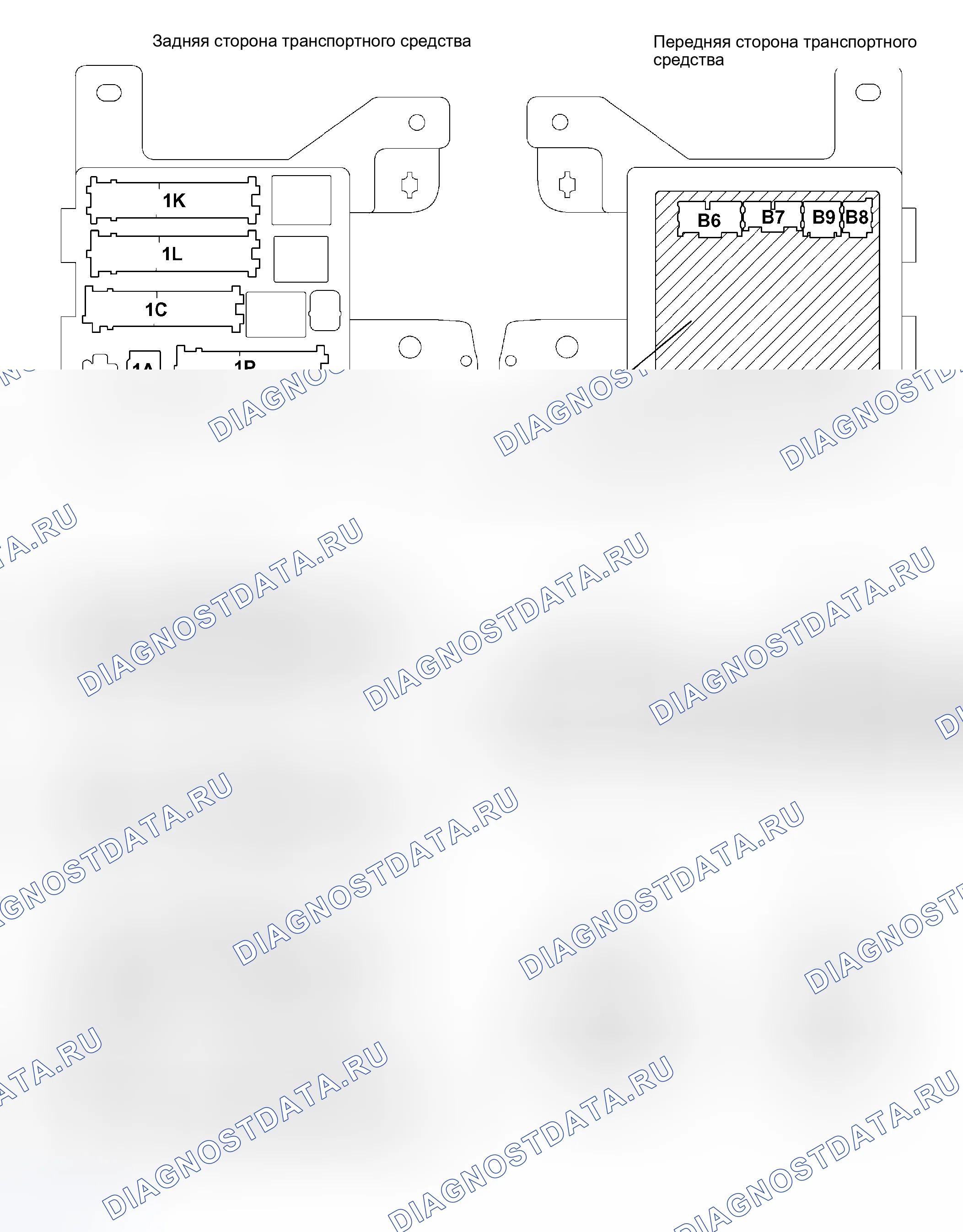 Рис. 280: КЛЕММЫ ЭБУ. Toyota Sienna II