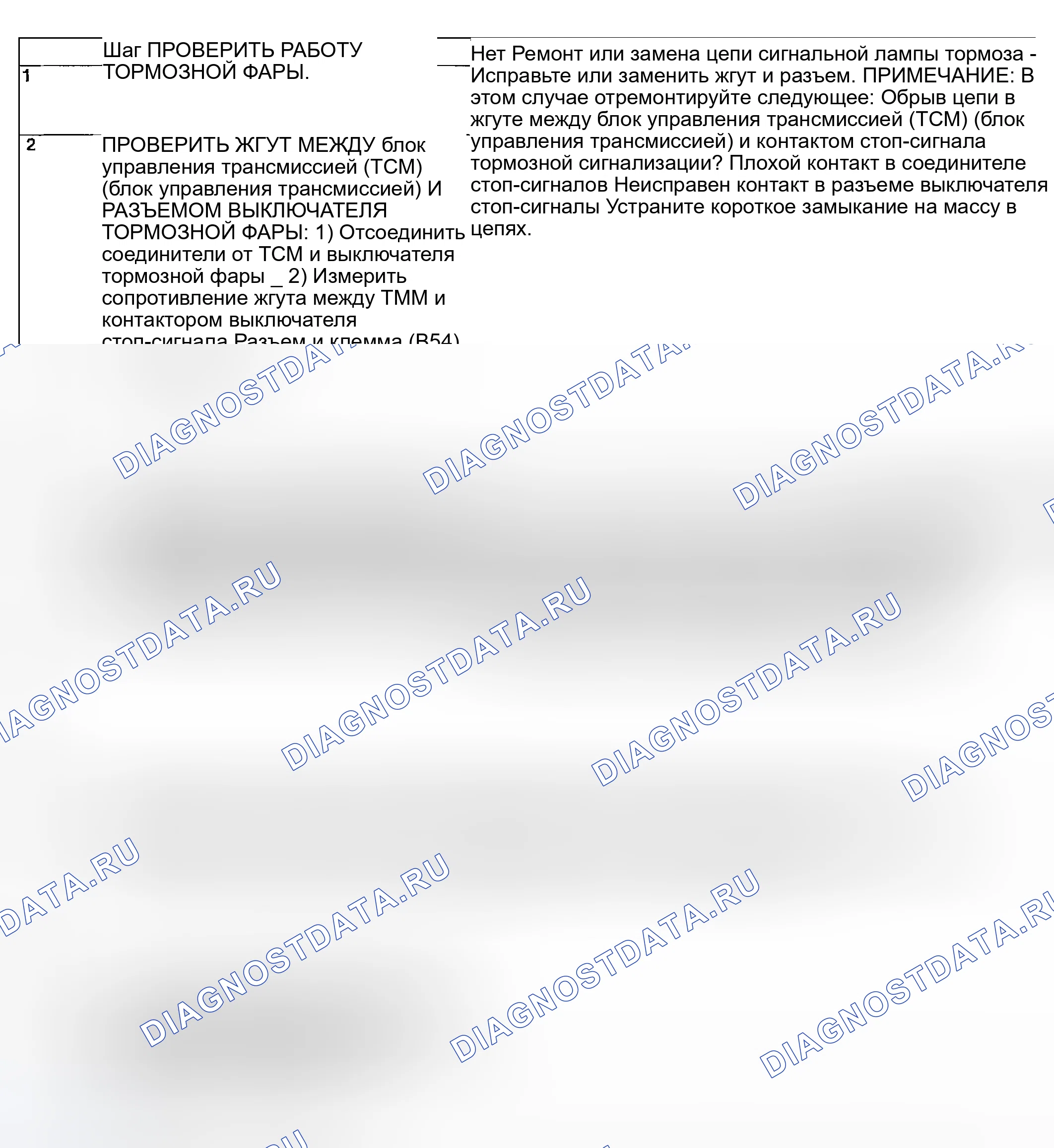 Рис. 1026: ДИАГНОСТИЧЕСКАЯ ПРОЦЕДУРА. Subaru Legacy BL/BP