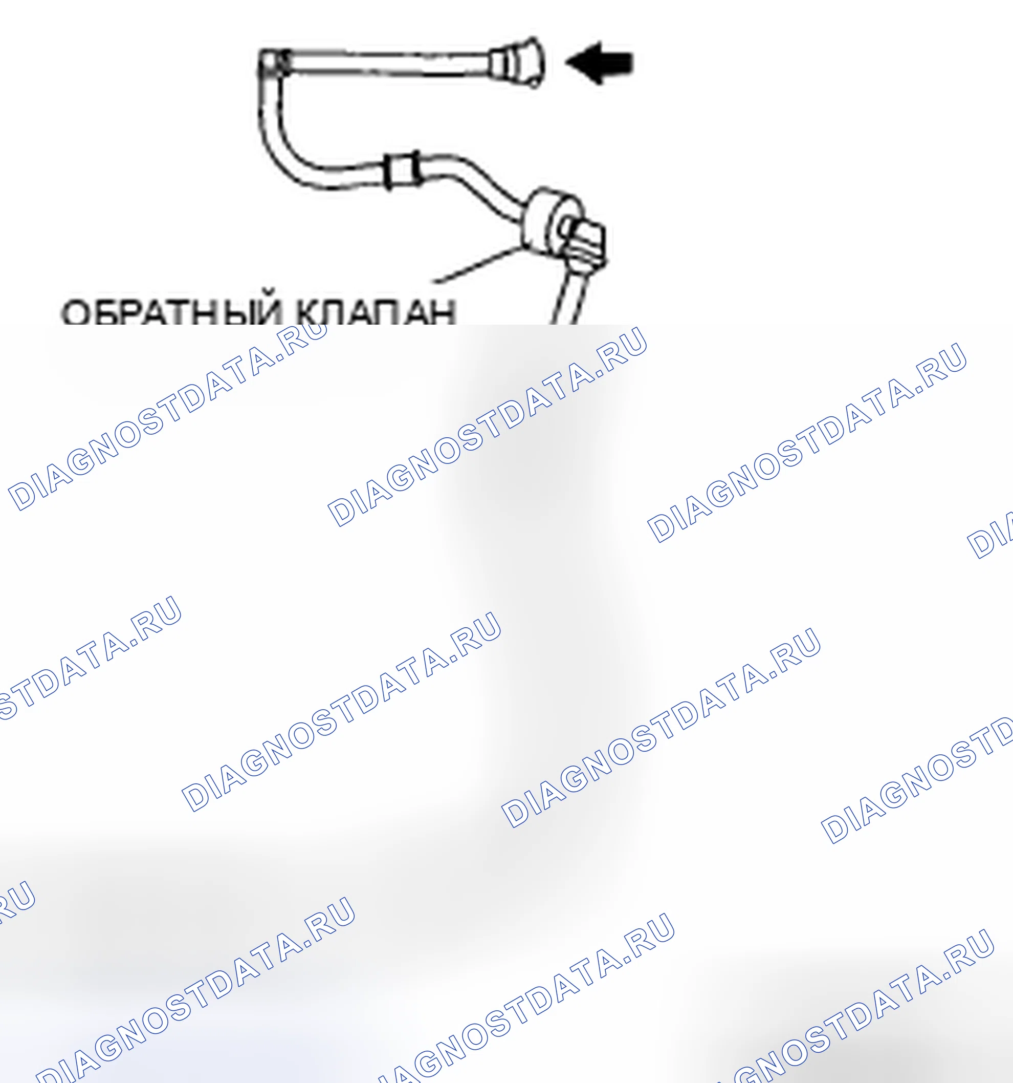 Рис. 53: ПРОВЕРКА ВАКУУМНОЙ ЛИНИИ. Mazda 5 I рестайлинг