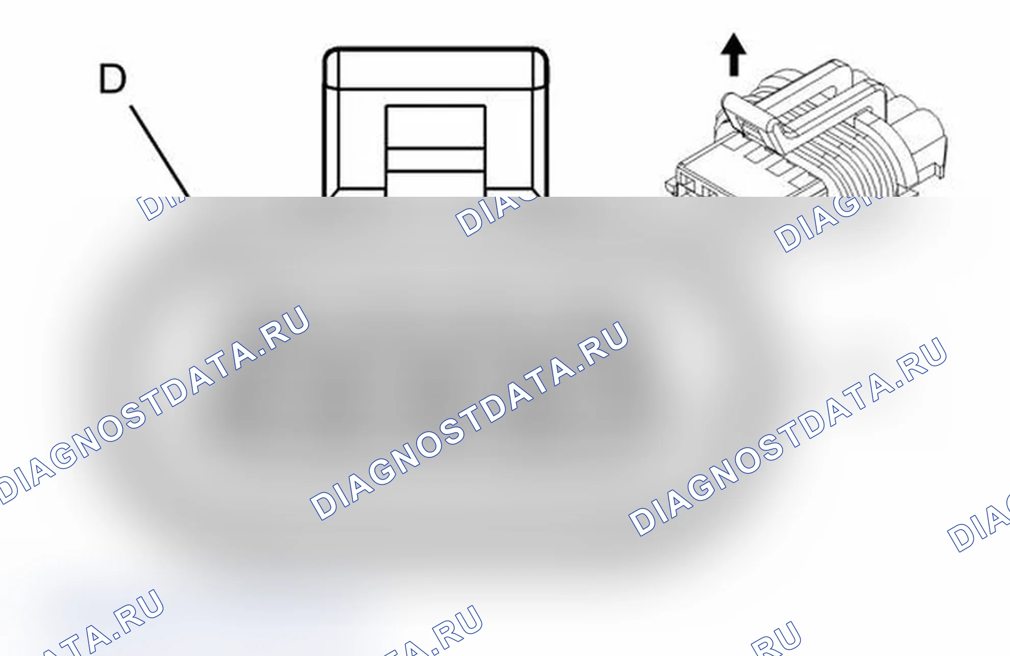 Рис. 43: Узел дверной защелки - Груз - С1. Chevrolet RV Cutaway G3500 