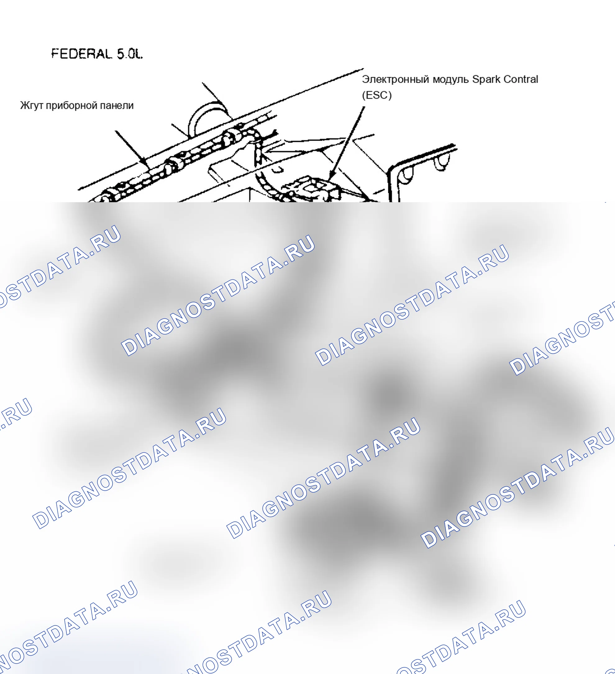 Рис. 5: Расположение компонентов (5 из 10). Chevrolet Cab & Chassis C20 