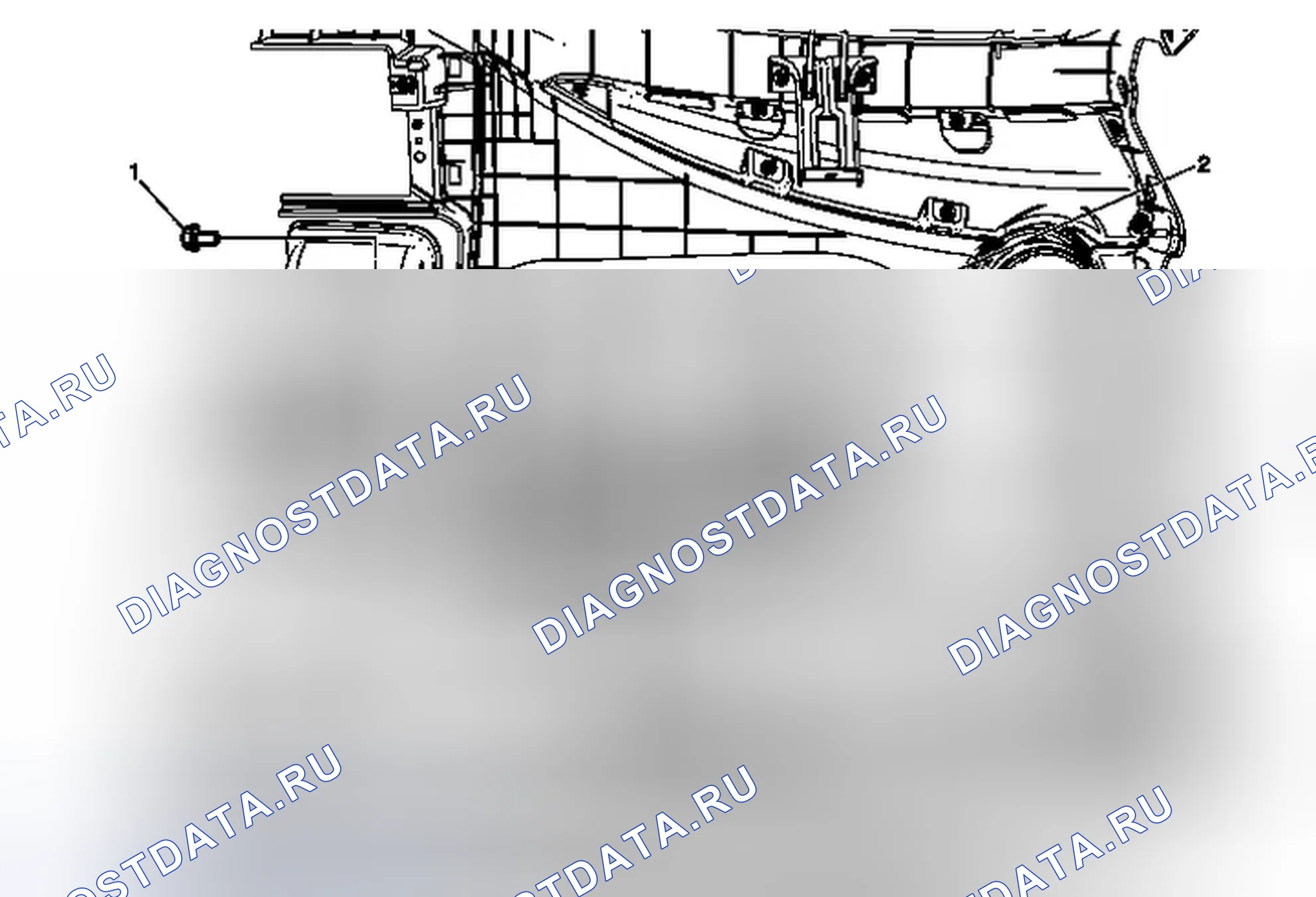 Рис. 12: Замена модуля приборной панели подушки безопасности. Chevrolet Spark M300
