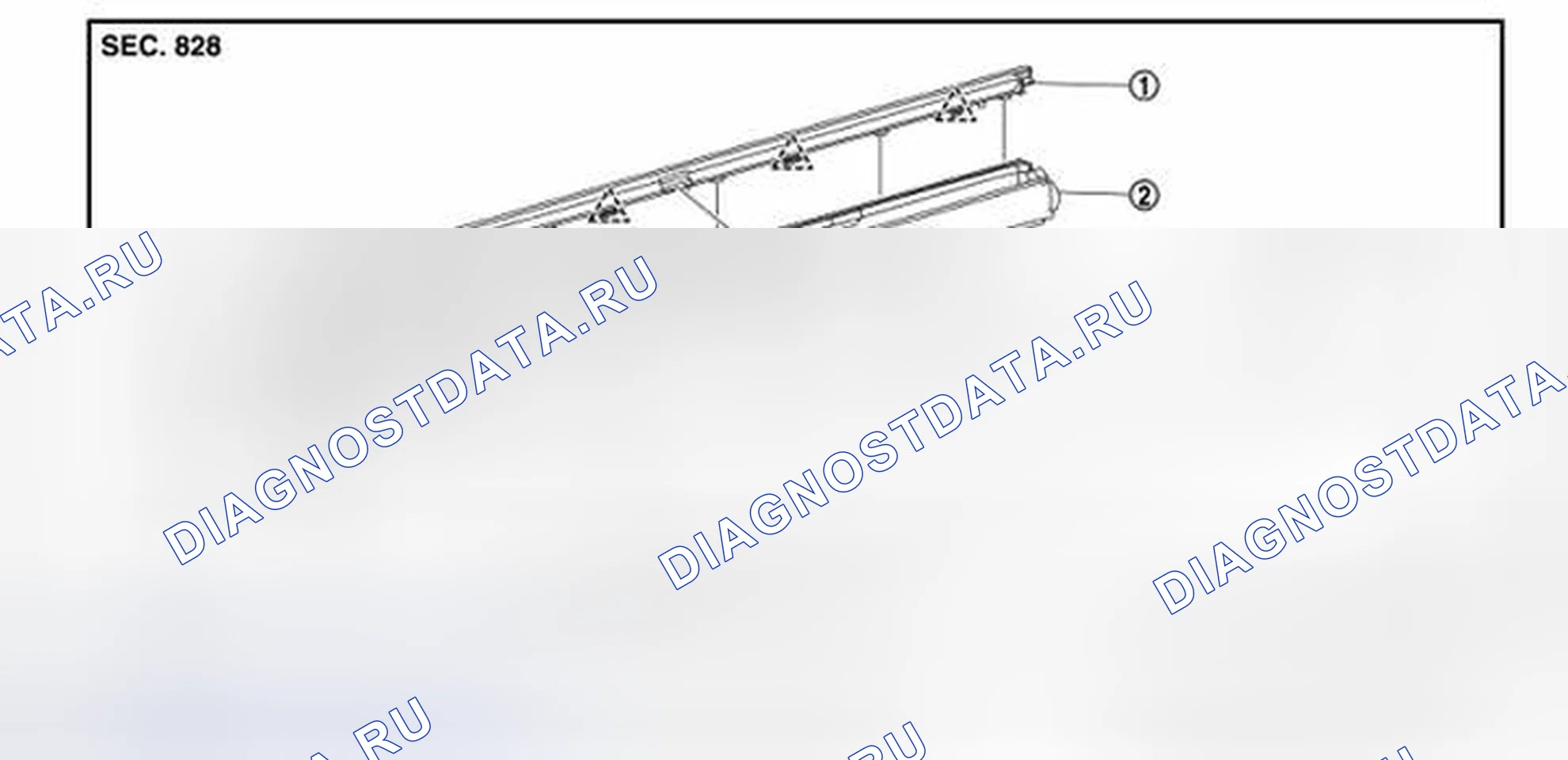 Рис. 82: ВТОРОЙ РОЛЛ SUNSHADE: Разборка. Nissan Quest IV