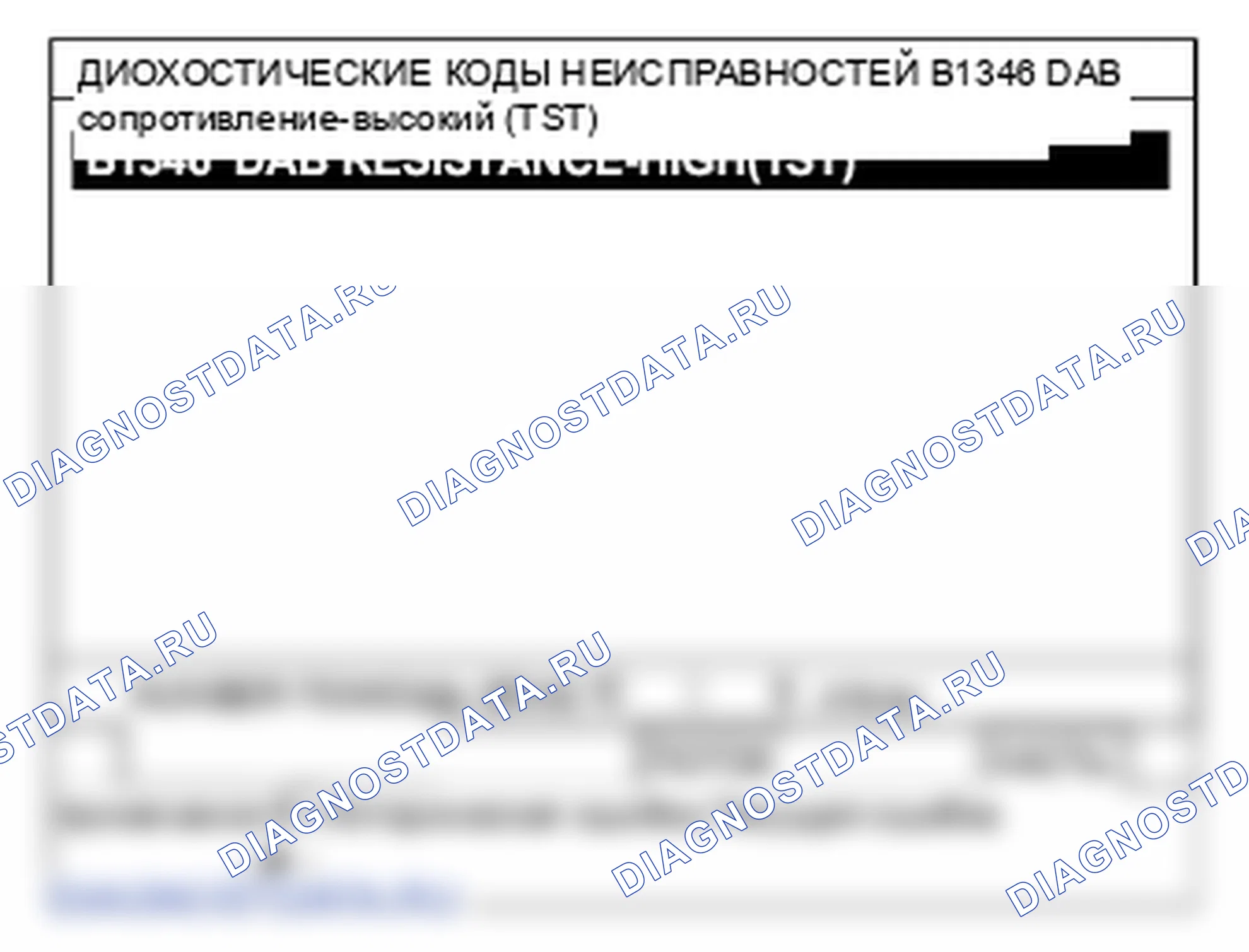 B1346: Слишком высокое сопротивление подушки безопасности водителя (1-я ступень). Hyundai Santa Fe CM